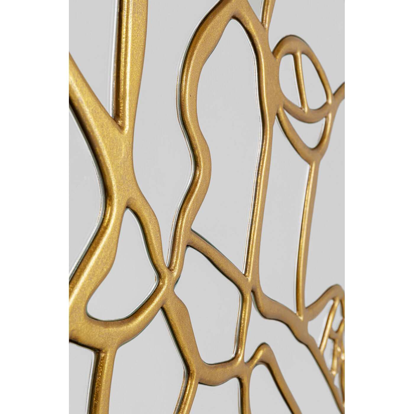 Зеркало настенное Pieces Gold Ø100 см