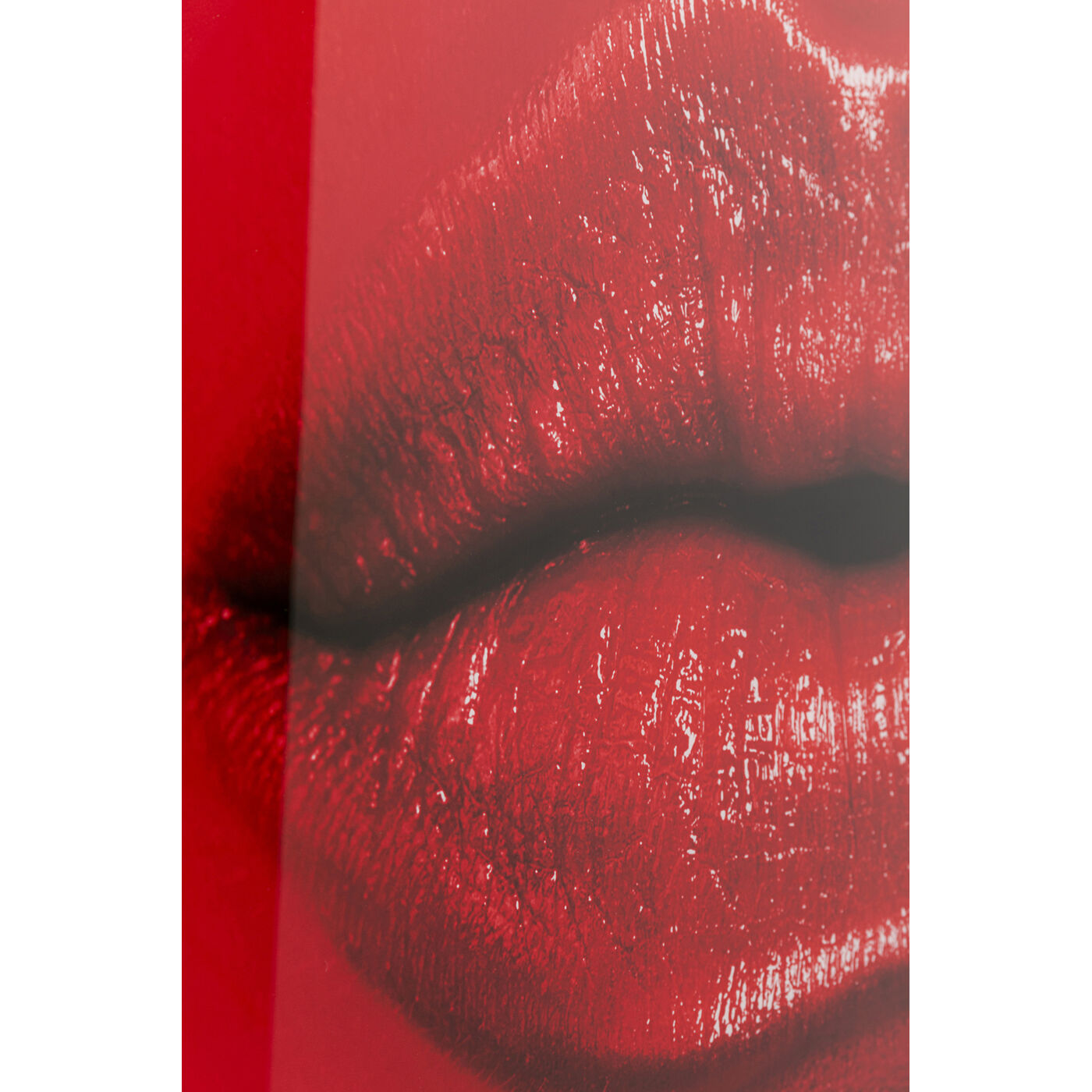 Картина стеклянная Red Lips 120x80 см