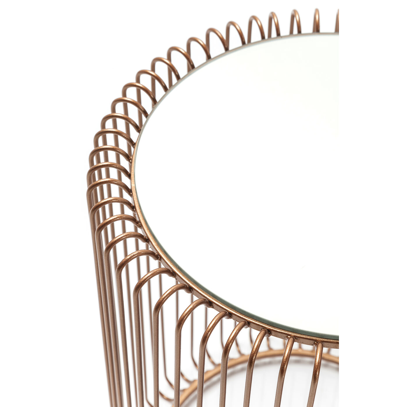 Стол приставной Wire Copper Ø44 см (2 шт)