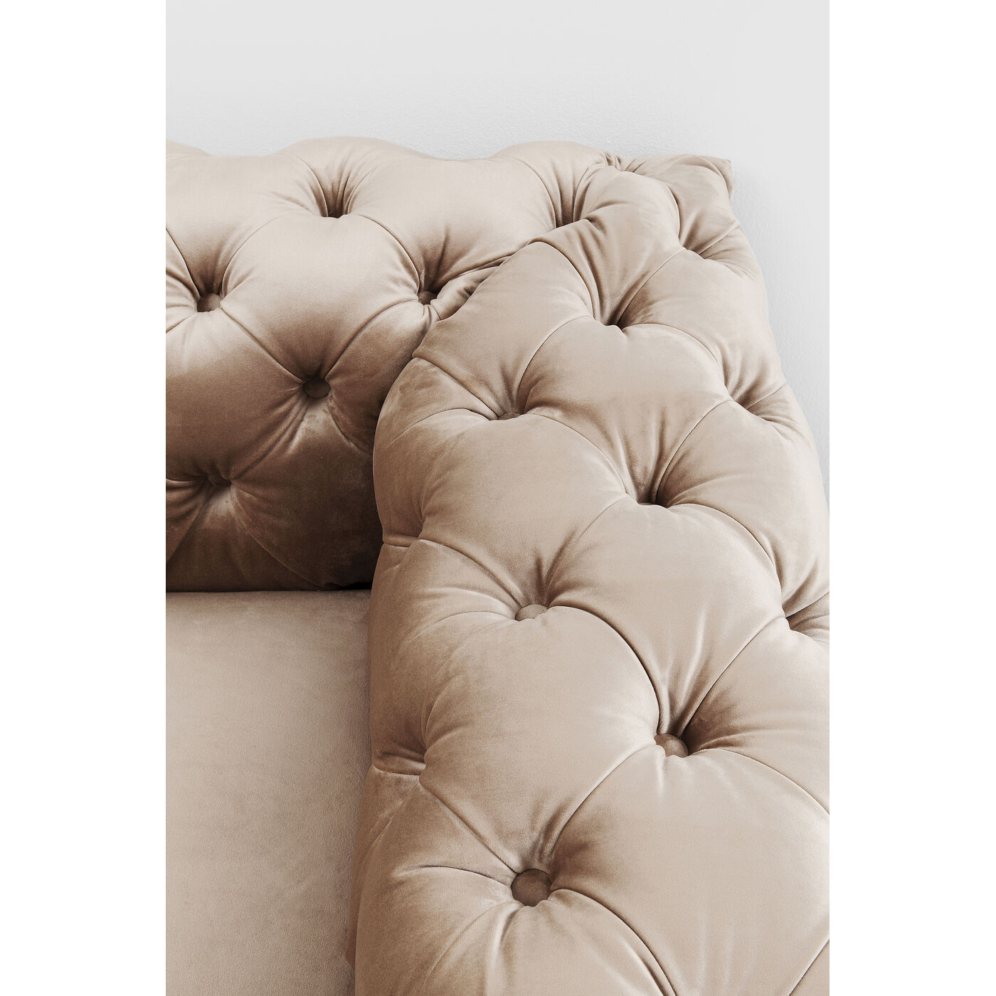 Диван трехместный Desire Velvet Ecru