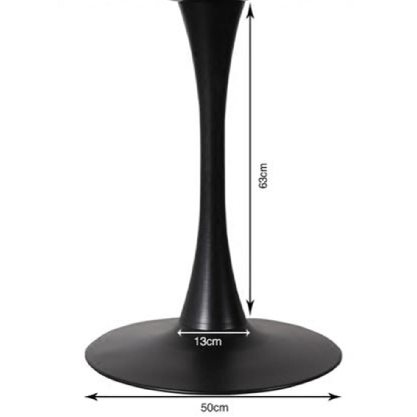 Основание стола Schickeria Black Ø80см