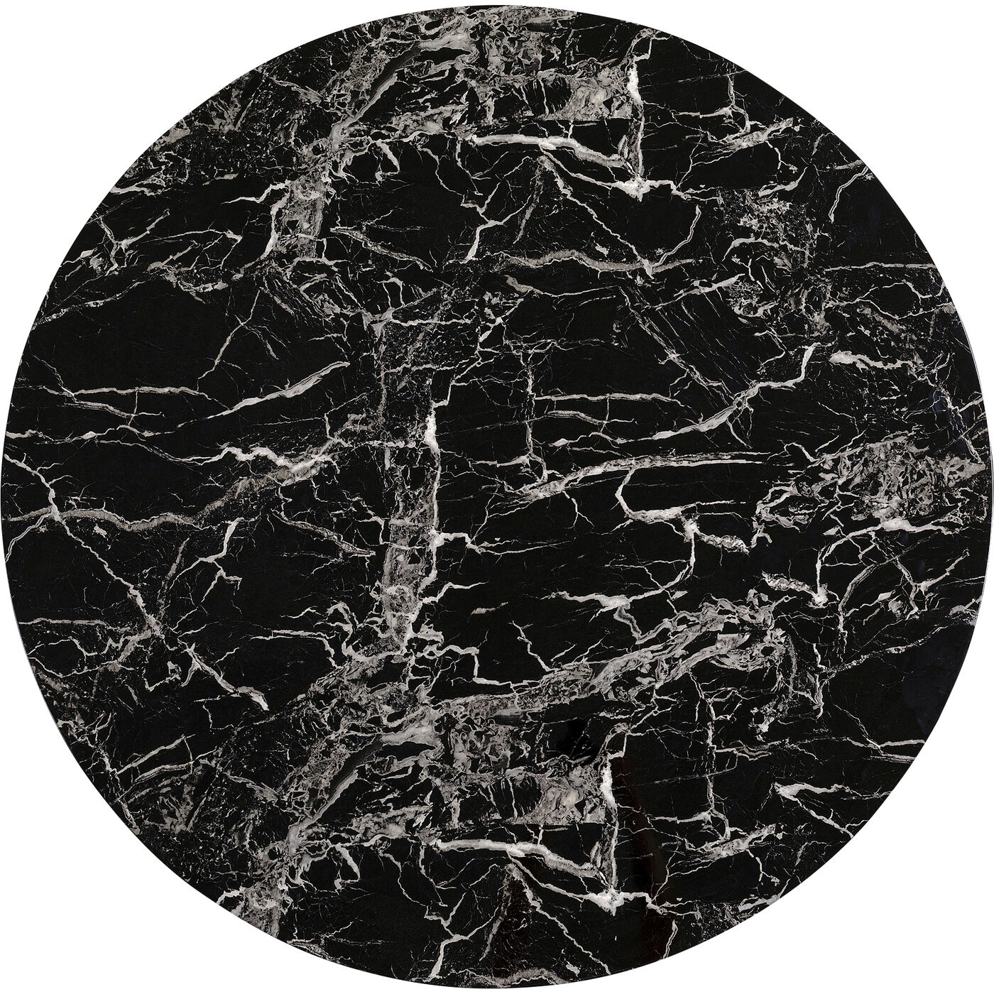 Столешница Schickeria Marble Black Ø110см