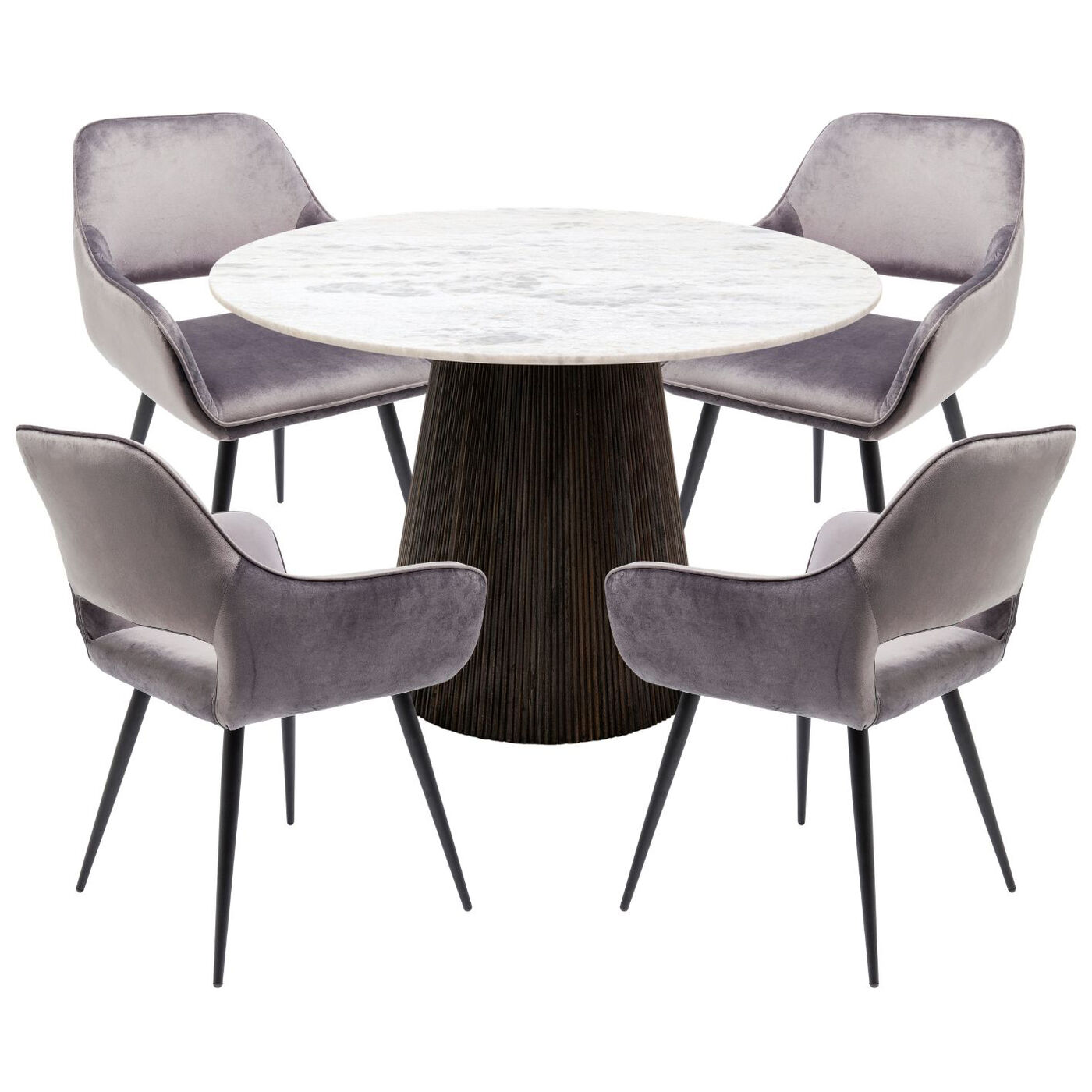 Dining Group Francisco Glenn Grey (5/part)