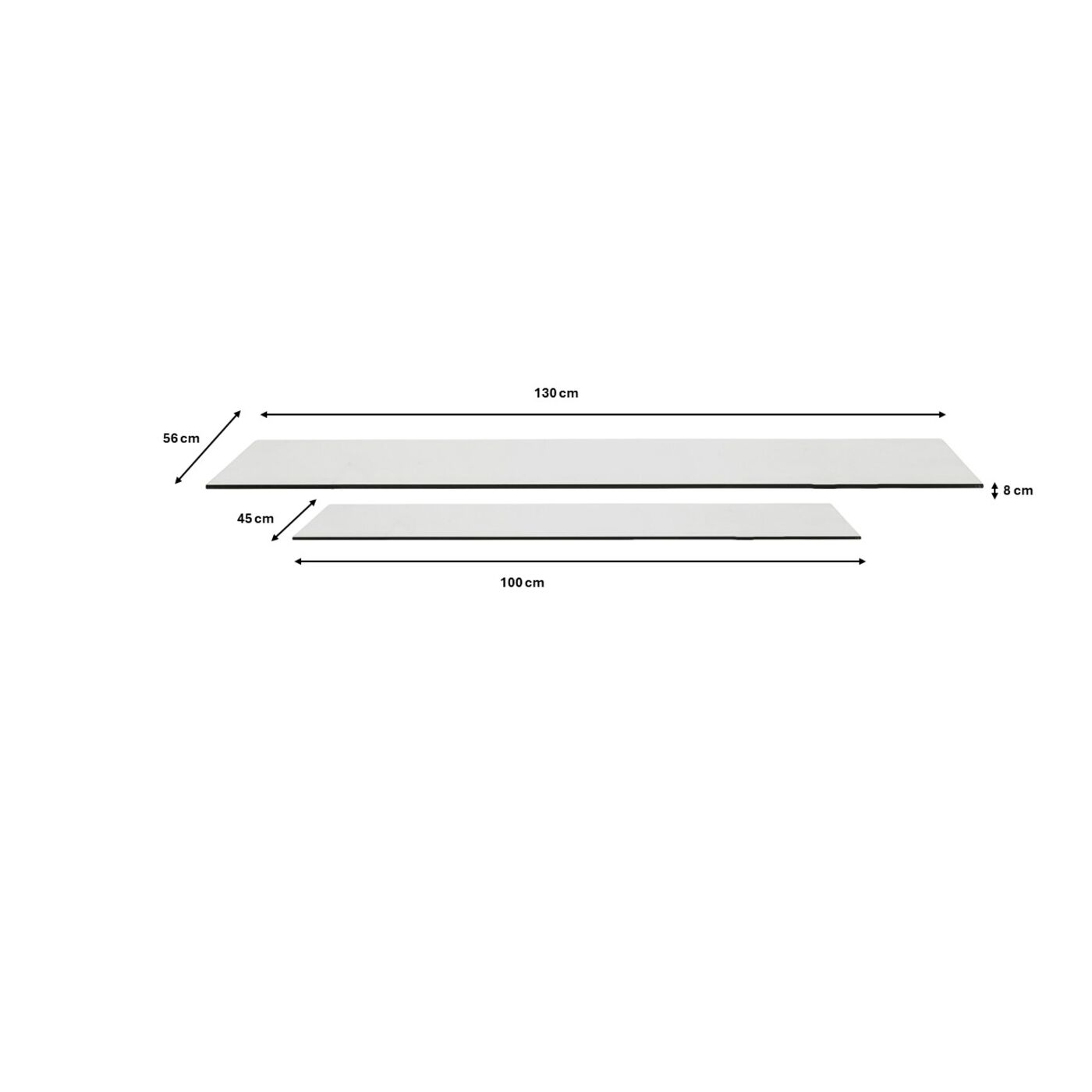 Glass Set Polar 8 mm tempered (2/part)
