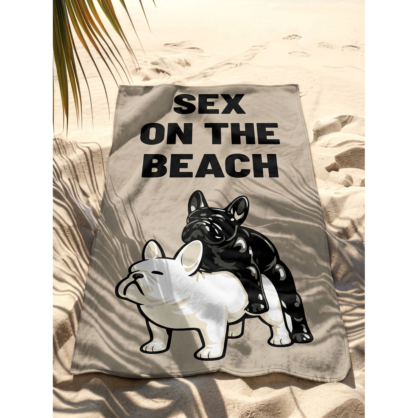 Beach Towel On The Beach 90x170cm beige