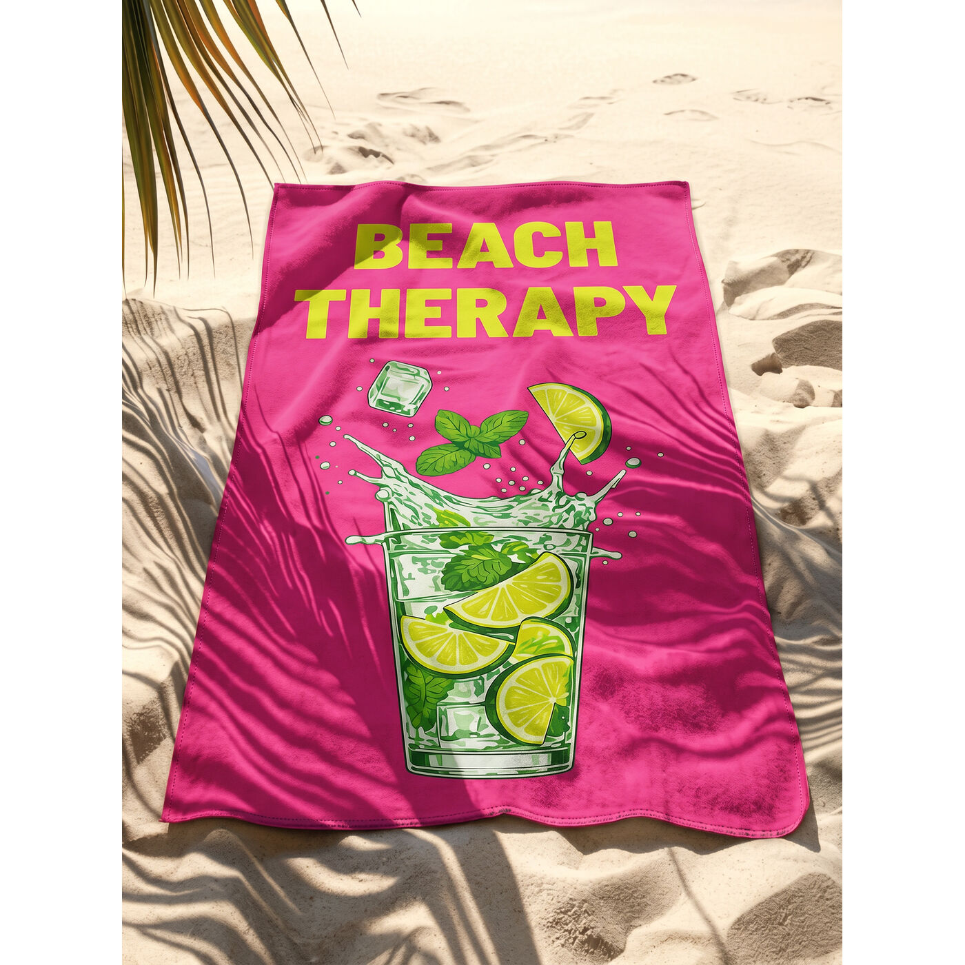 Beach Towel Beach Therapy 90x170cm pink