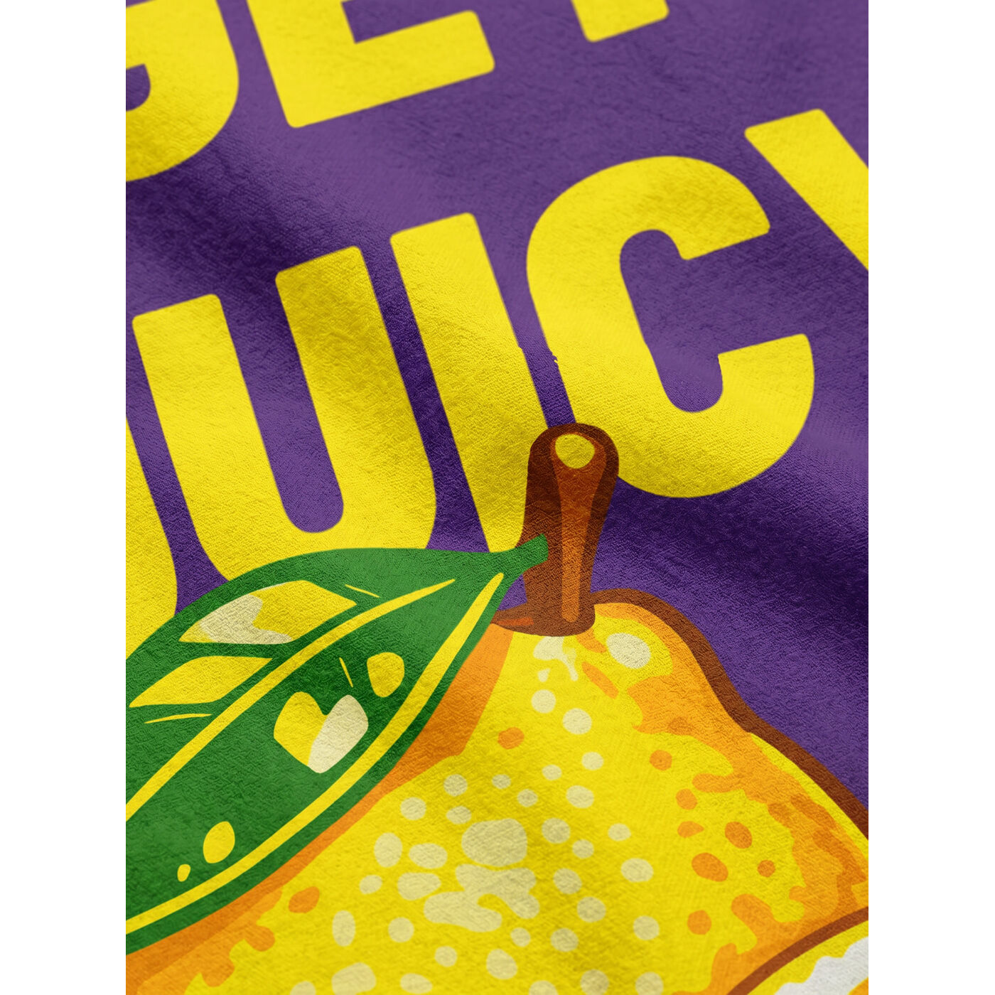 Beach Towel Juicy Lemon 90x170cm lilac