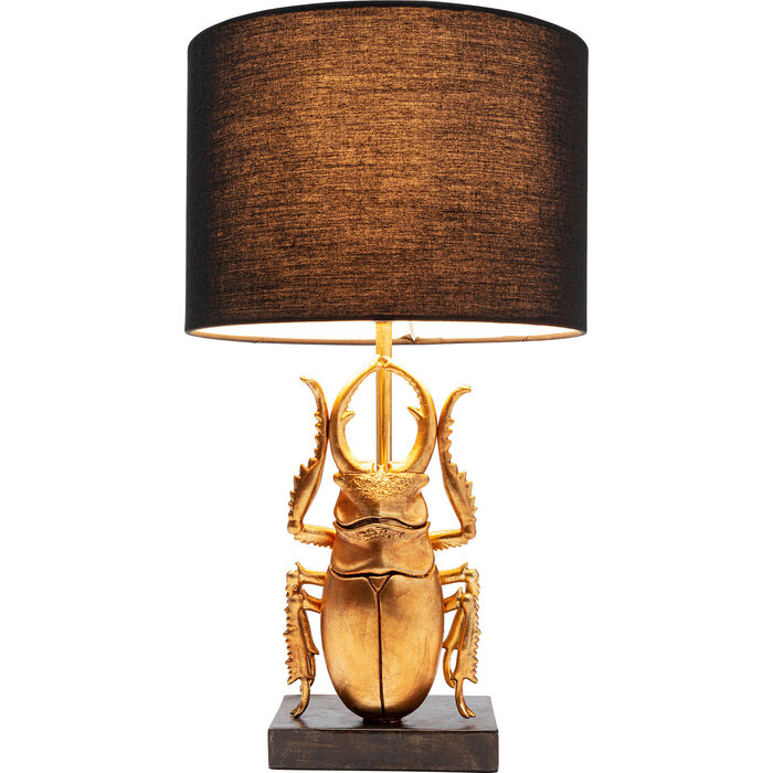 Светильник настольный Animal Beetle Gold 42 см