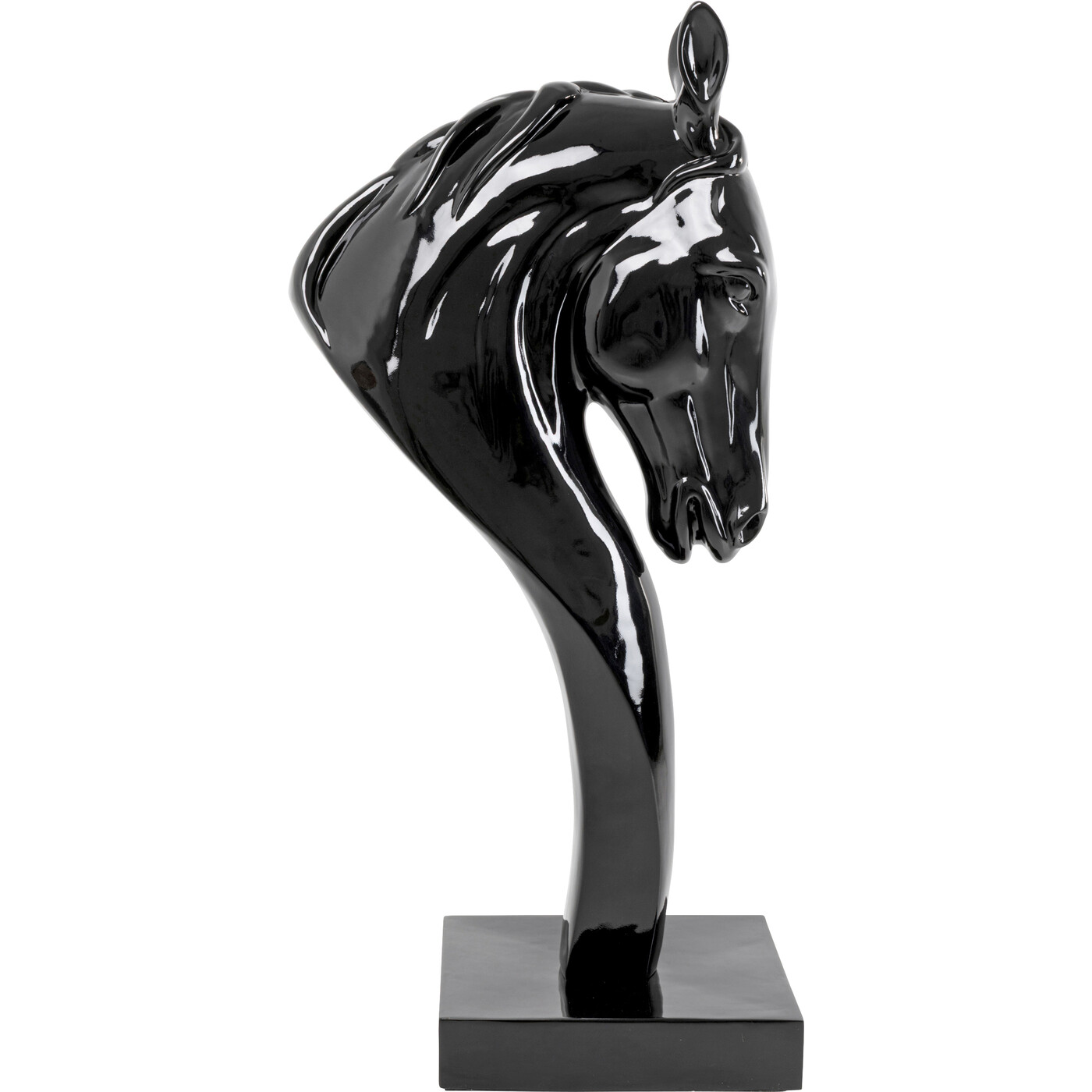 Фигура декоративная Horse Head Black 180cm