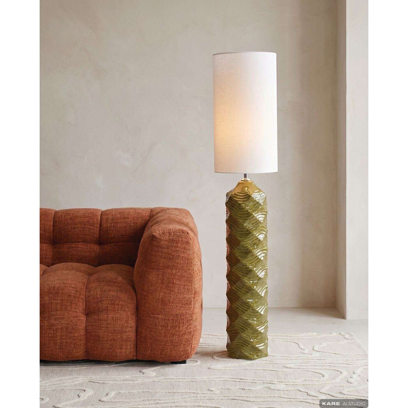 Светильник напольный Luma Green 128cm