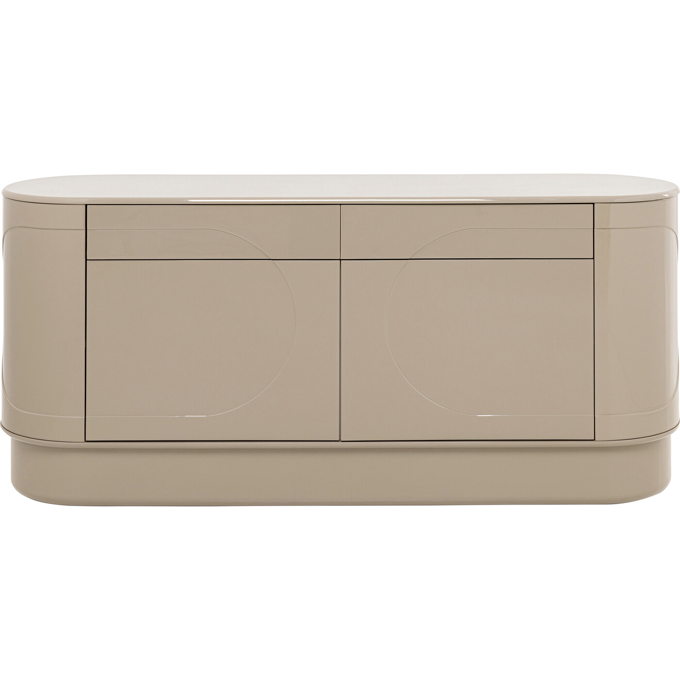 Sideboard Groove Taupe 160x76cm