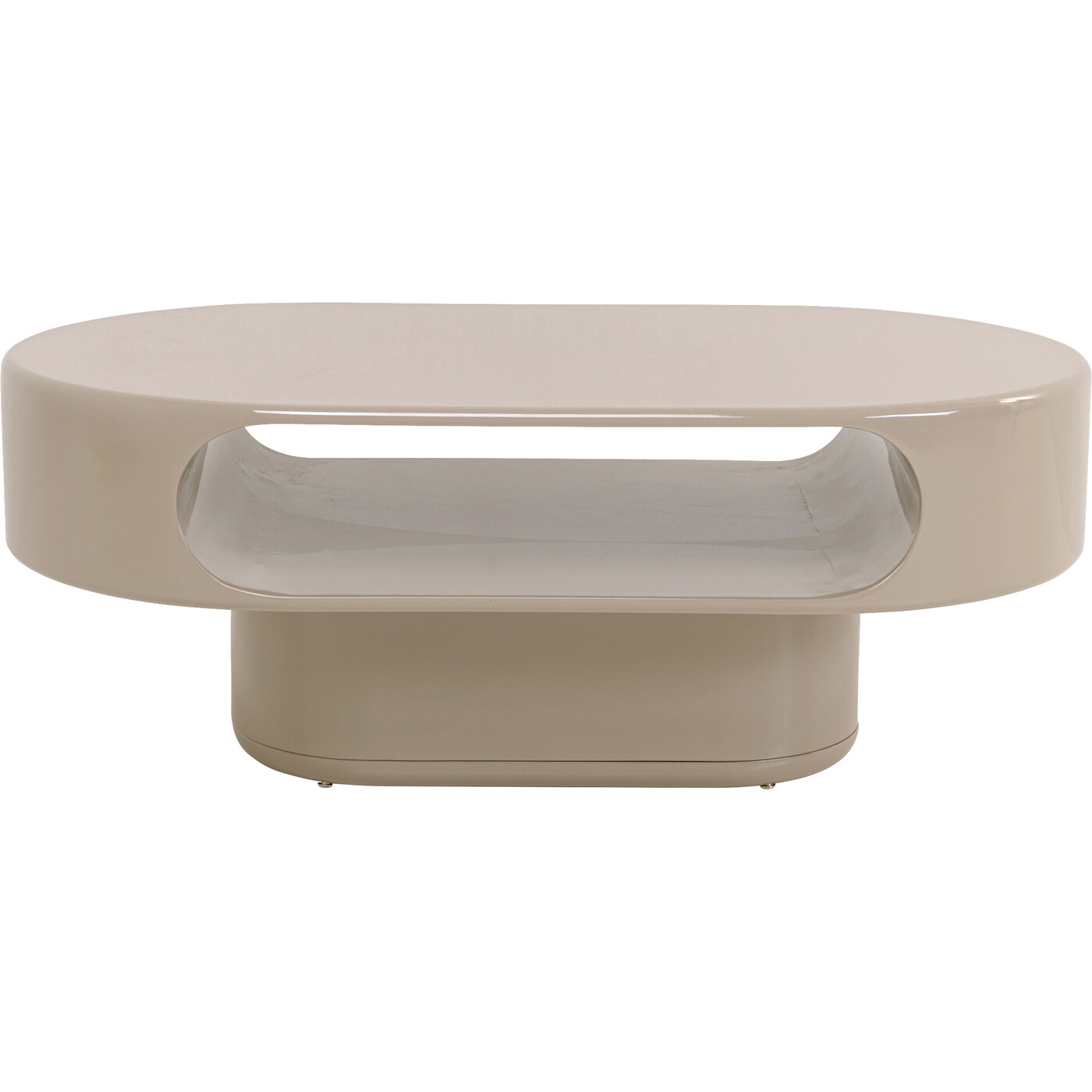 Coffee Table Groove Taupe 60x100cm