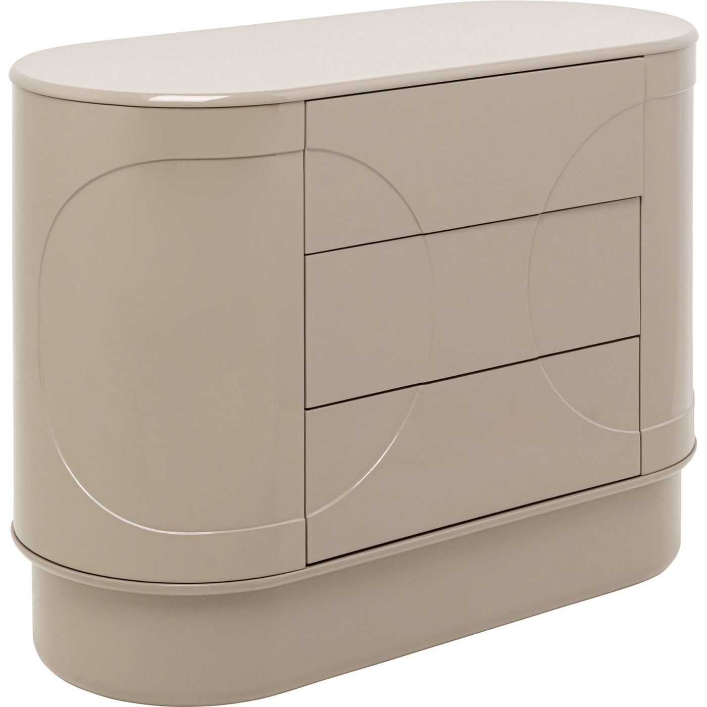 Dresser  Groove Taupe 100x75cm