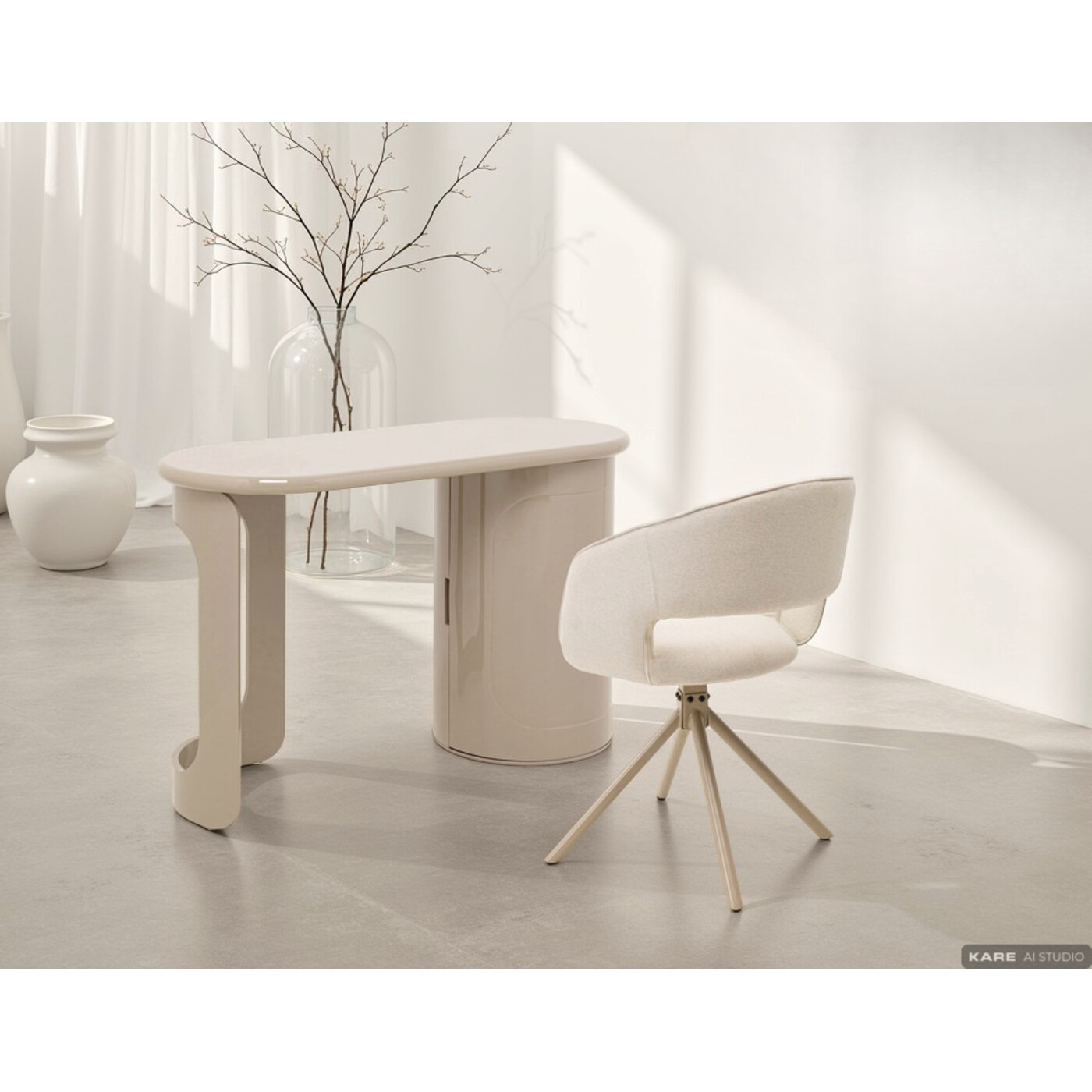 Desk Groove Taupe 120x80cm