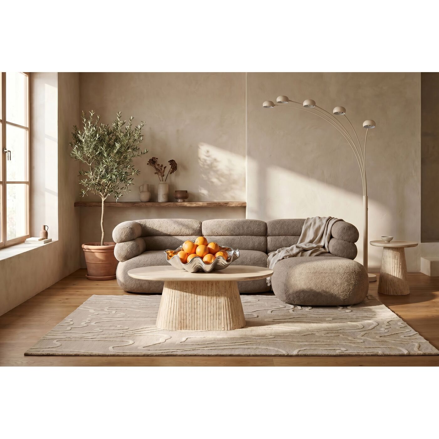 Coffee Table Alma Travertin 120x60cm