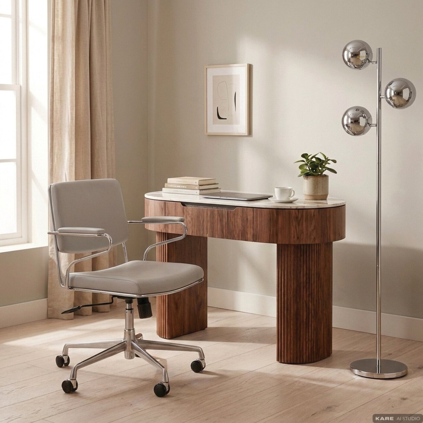 Office Chair Dottore Grey