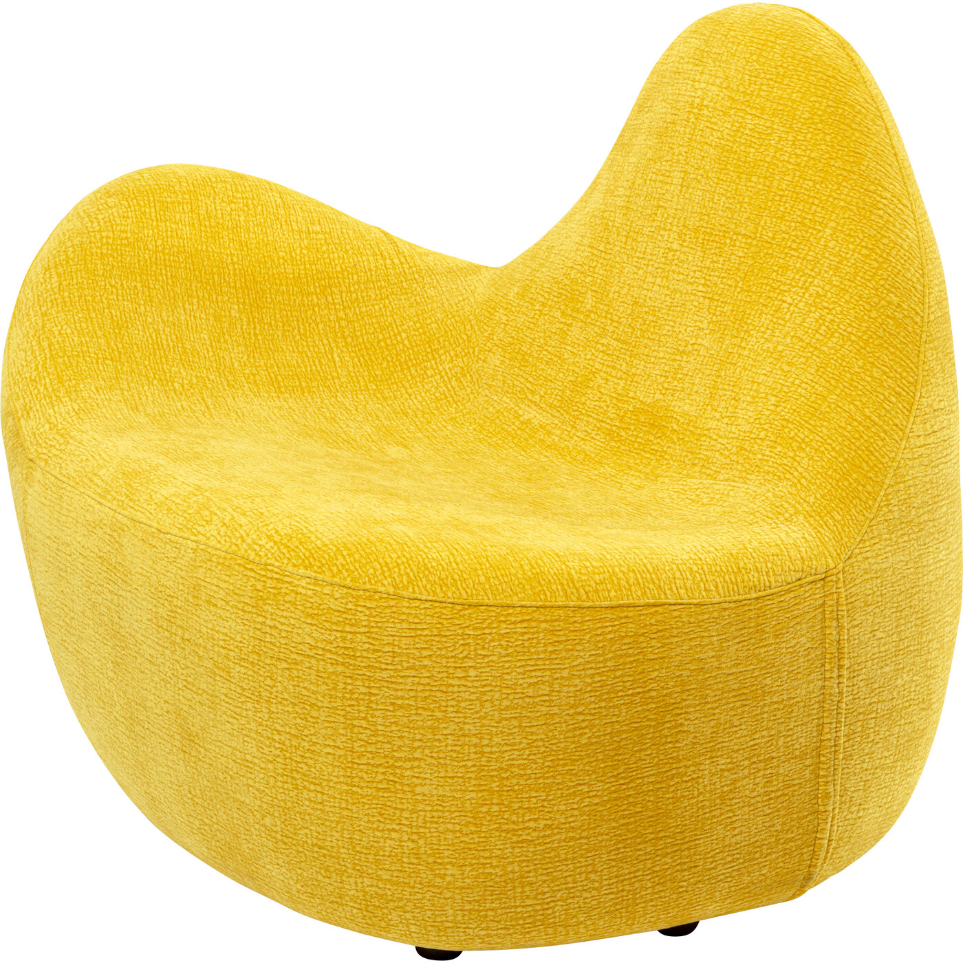 Кресло KARE x Karim Rashid Glow Wave Medium Yellow 116cm