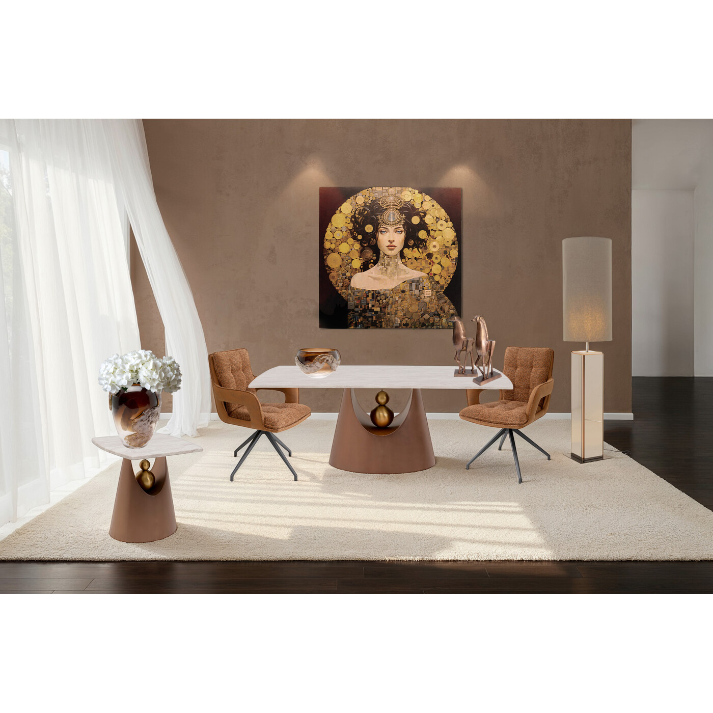 Swivel Chair with Armrest Sandro
