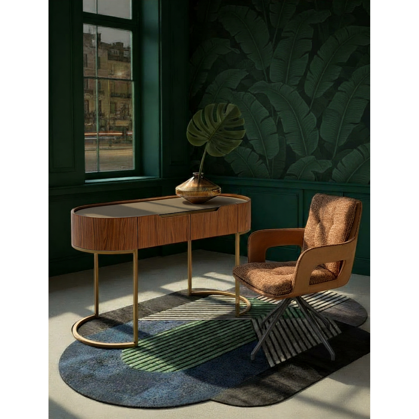 Swivel Chair with Armrest Sandro