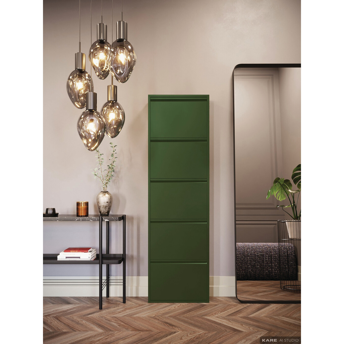 Shoe Container Paolo 5 Olive (MO)