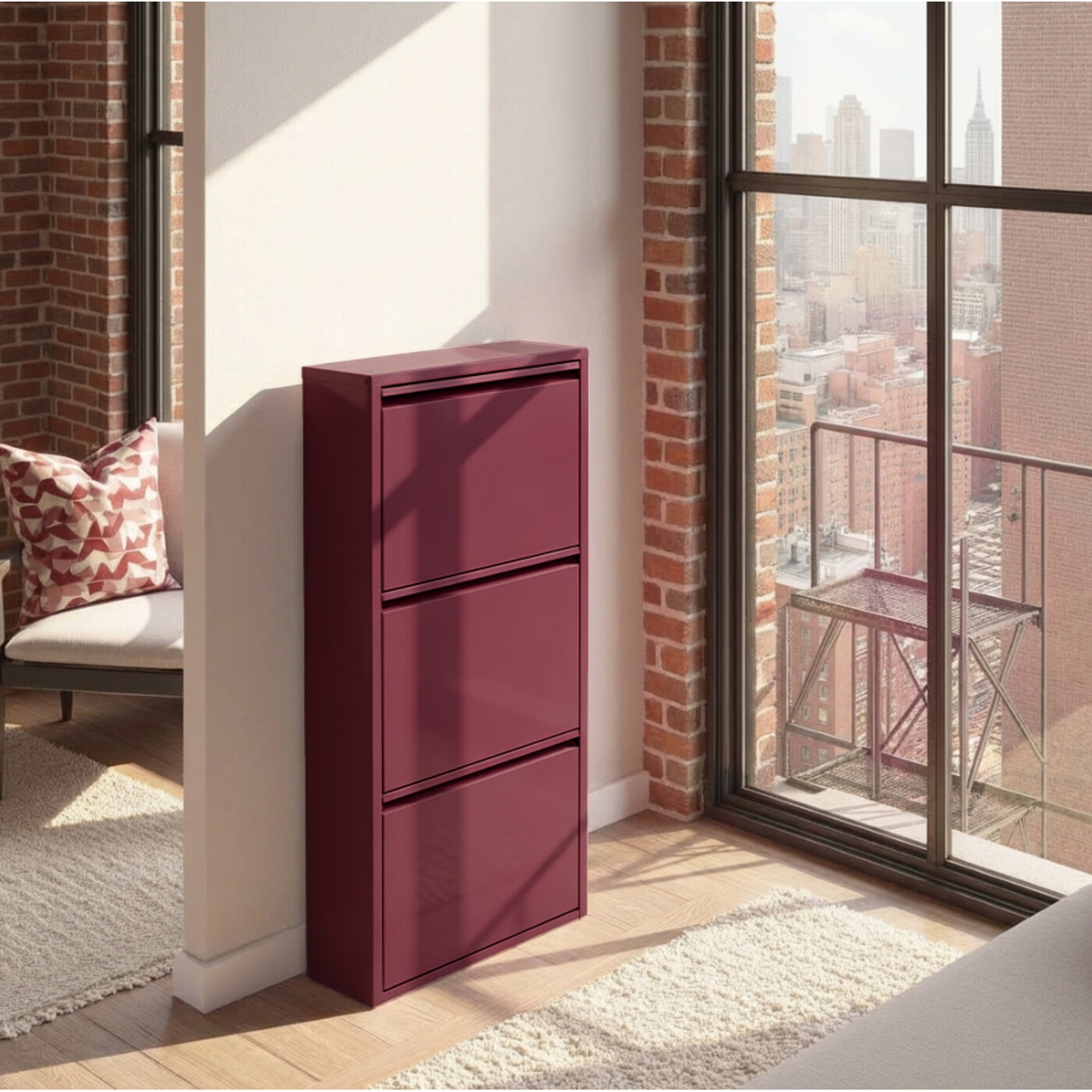 Shoe Container Caruso 3 Berry (MO)