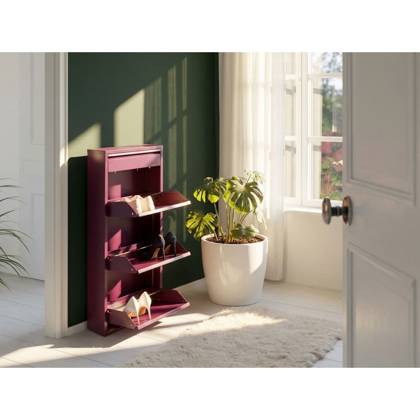 Shoe Container Caruso 3 Plus 1 Berry (MO)