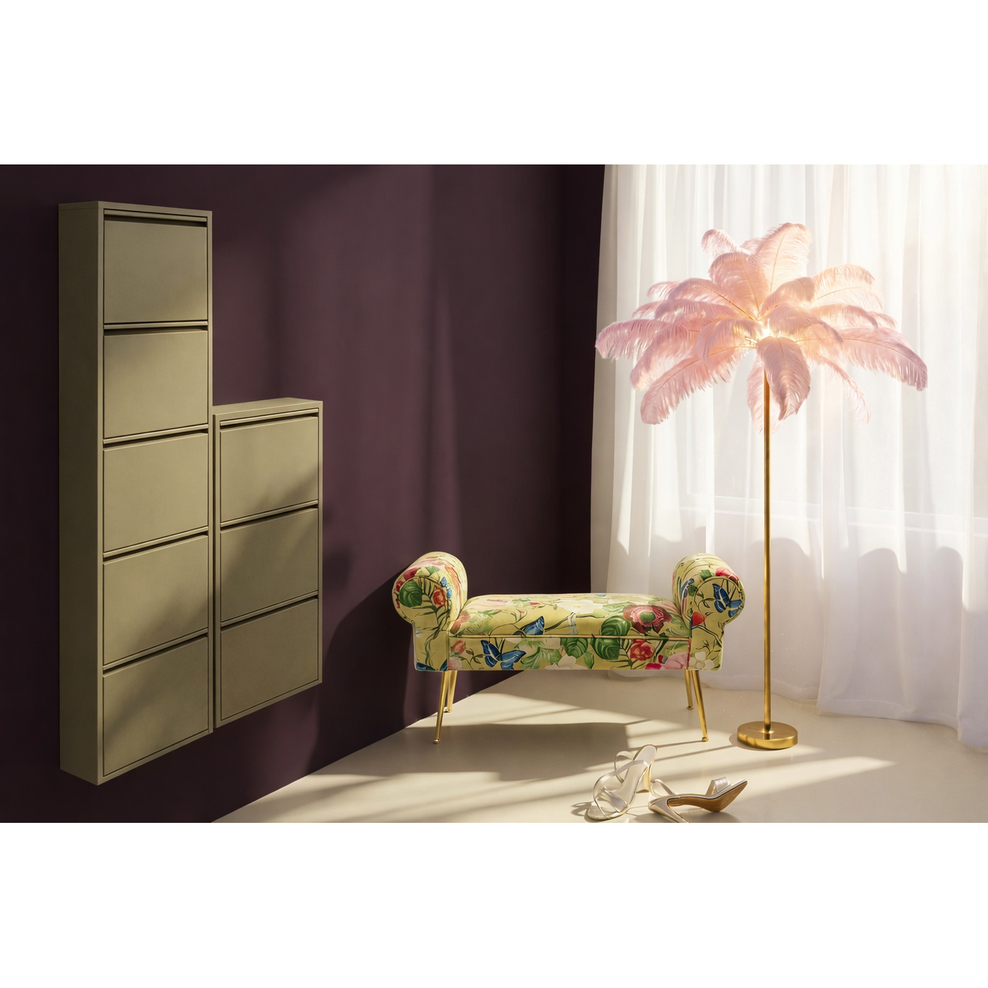Shoe Container Paolo 5 Khaki (MO)