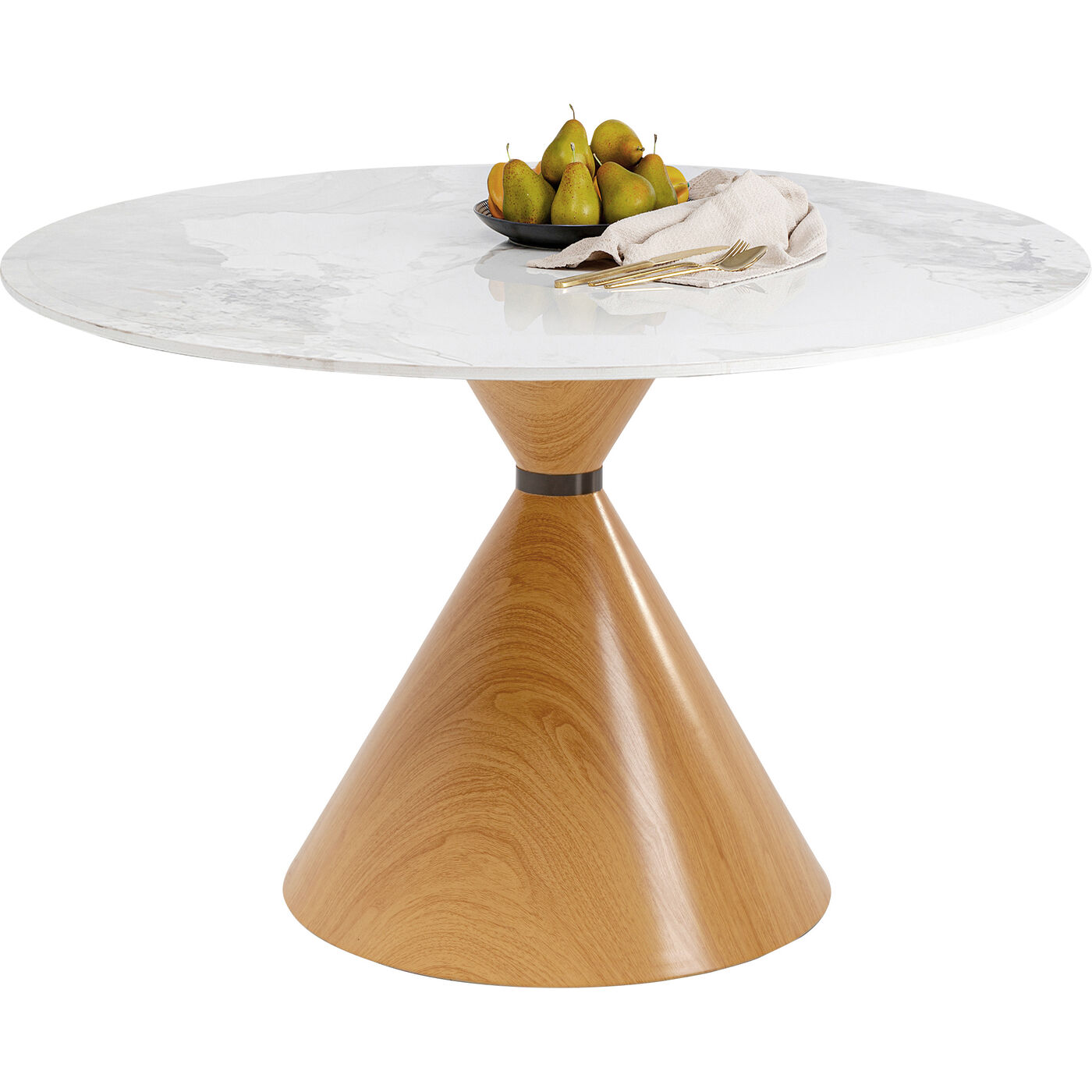 Table Cono Ceramic Oak Ø120cm
