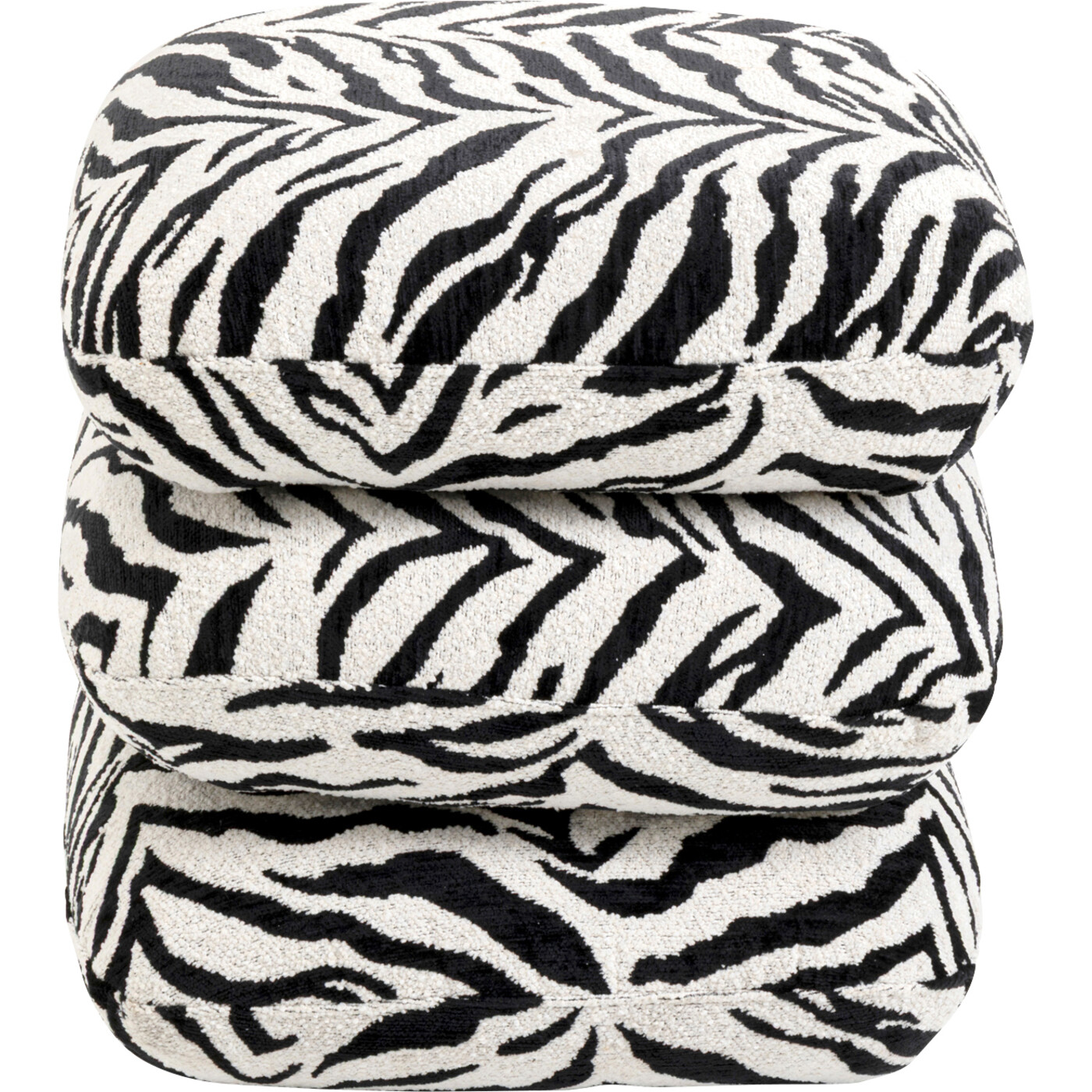 Stool Pepino Tiger Black 45x45cm