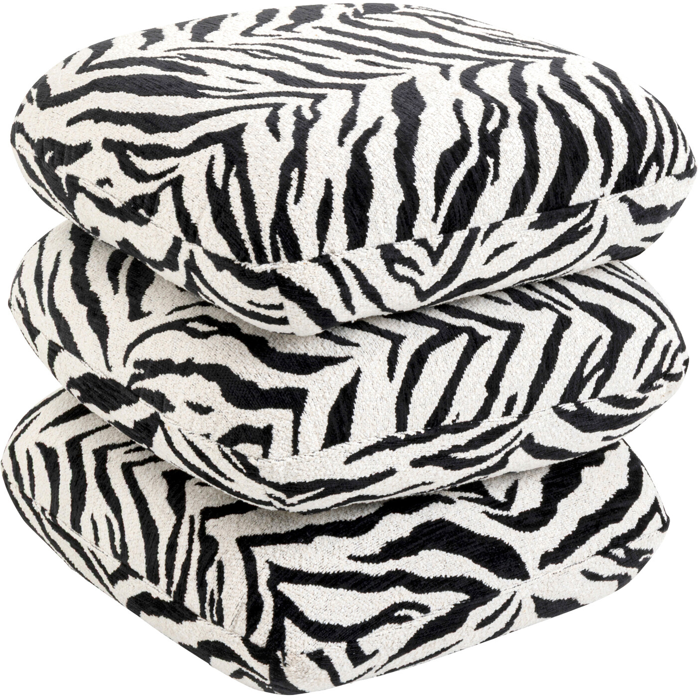 Stool Pepino Tiger Black 45x45cm