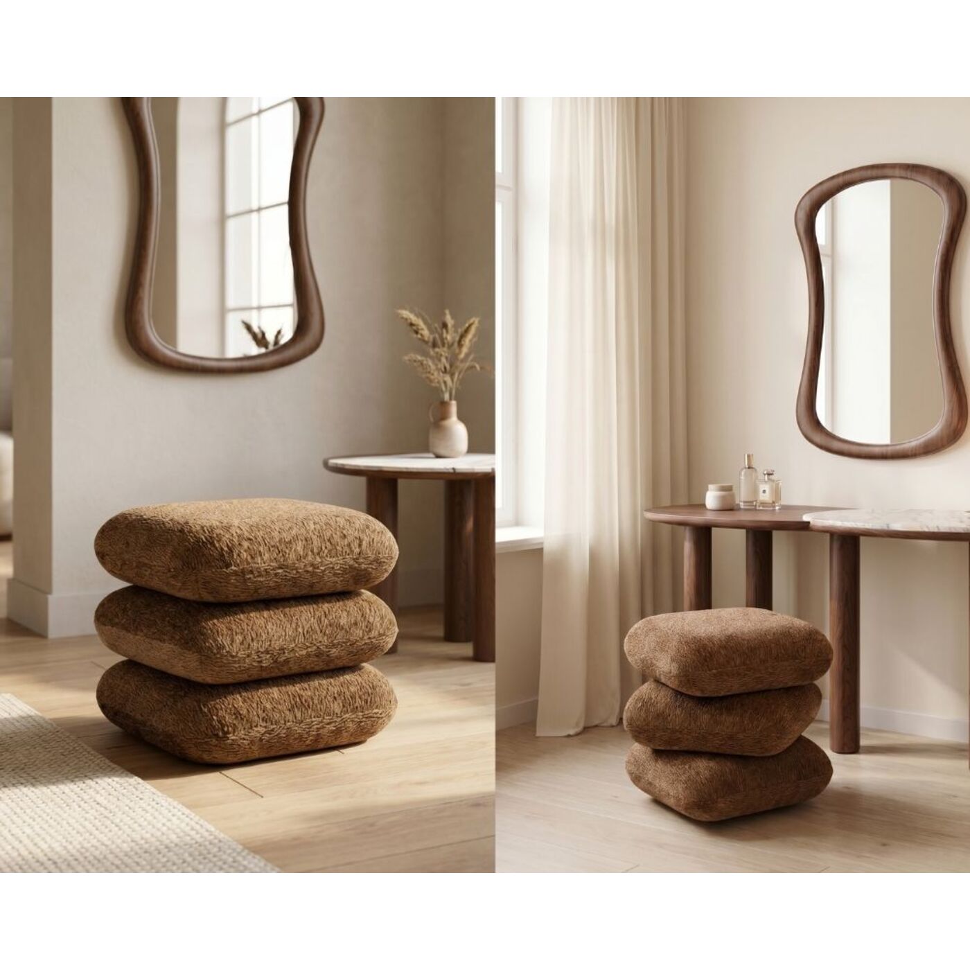 Stool Pepino Brown 45x45cm