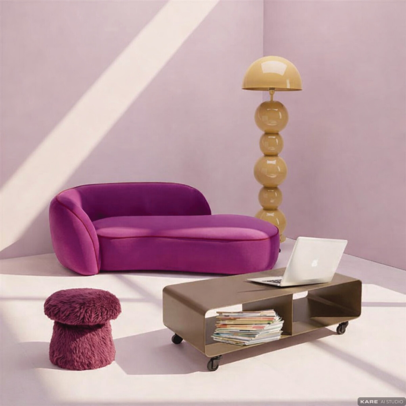 Lowboard Lounge M Move Taupe 90x30cm