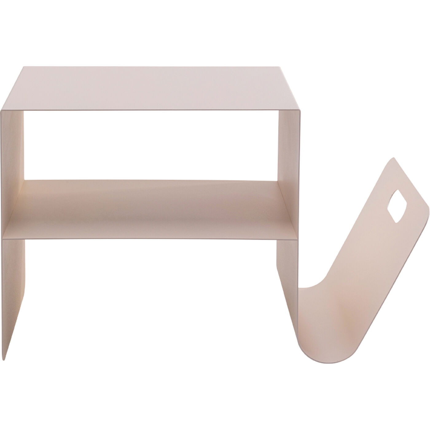 Side Table Lounge News Cream