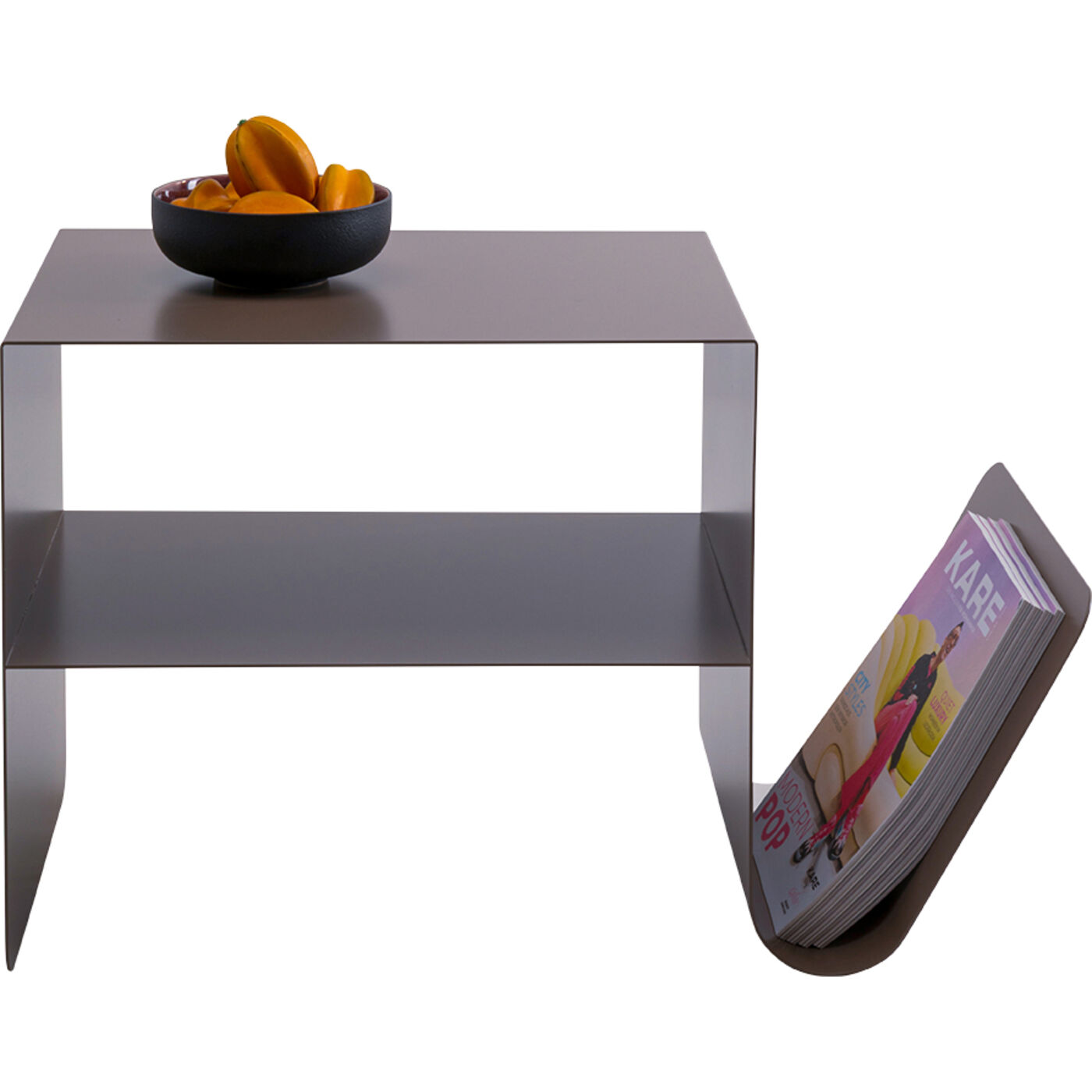 Side Table Lounge News Taupe