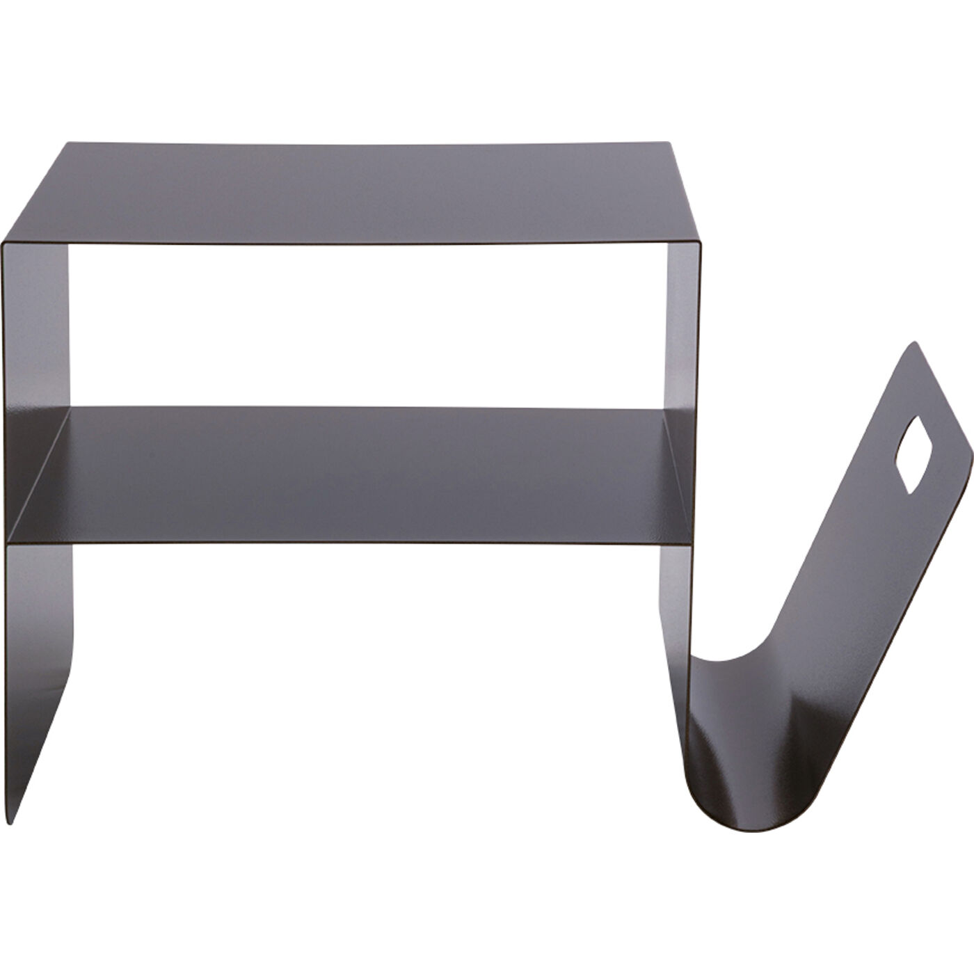 Side Table Lounge News Dark Bronze