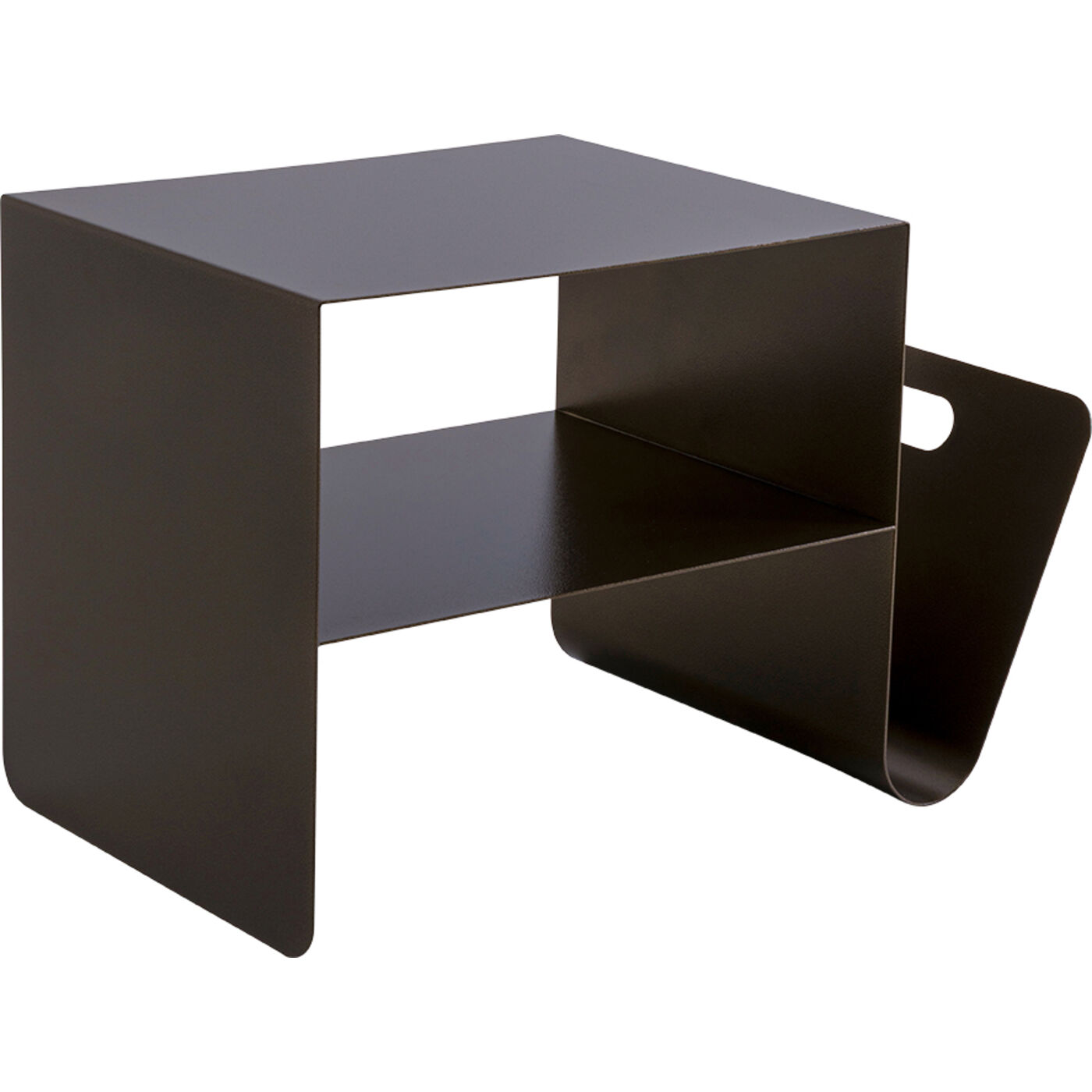 Side Table Lounge News Dark Bronze