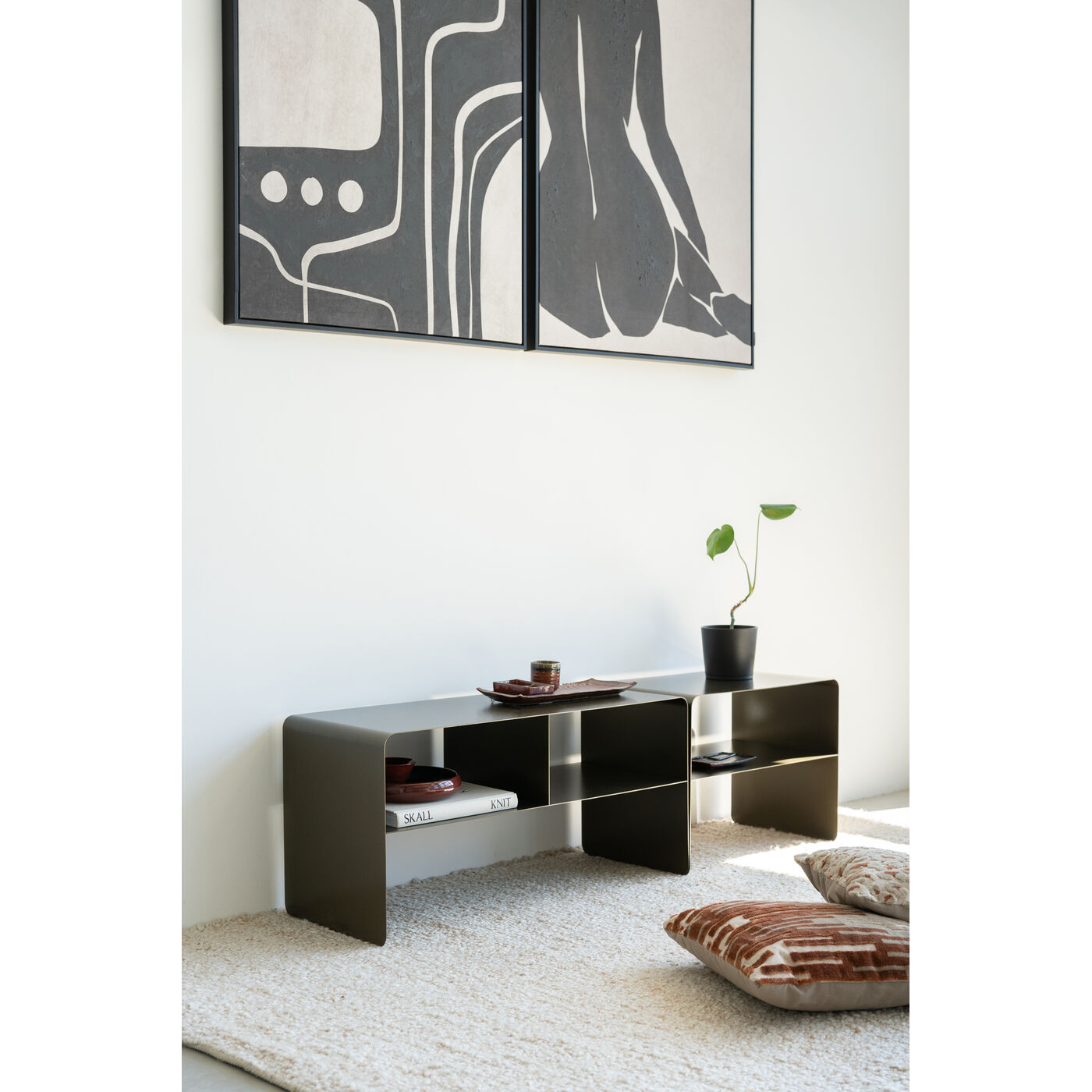 Lowboard Lounge M Dark Bronze 90x44cm