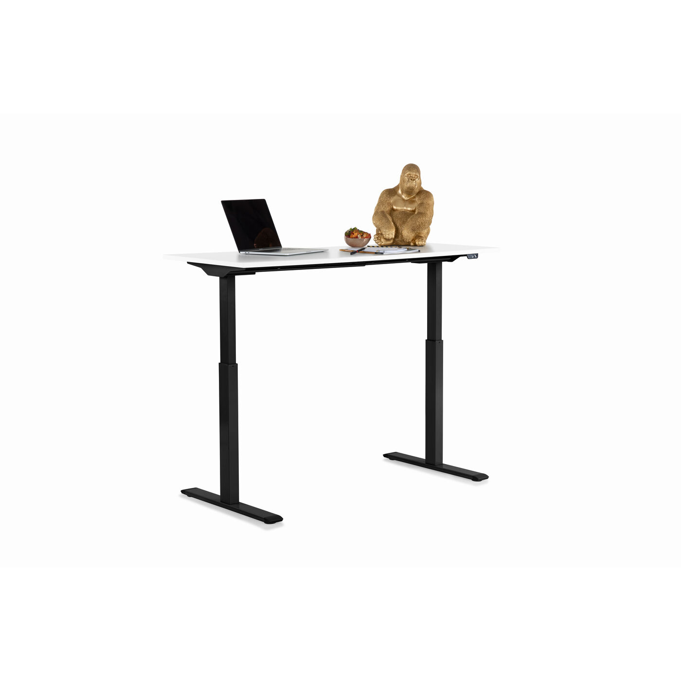Desk Office Smart Black White 160x80