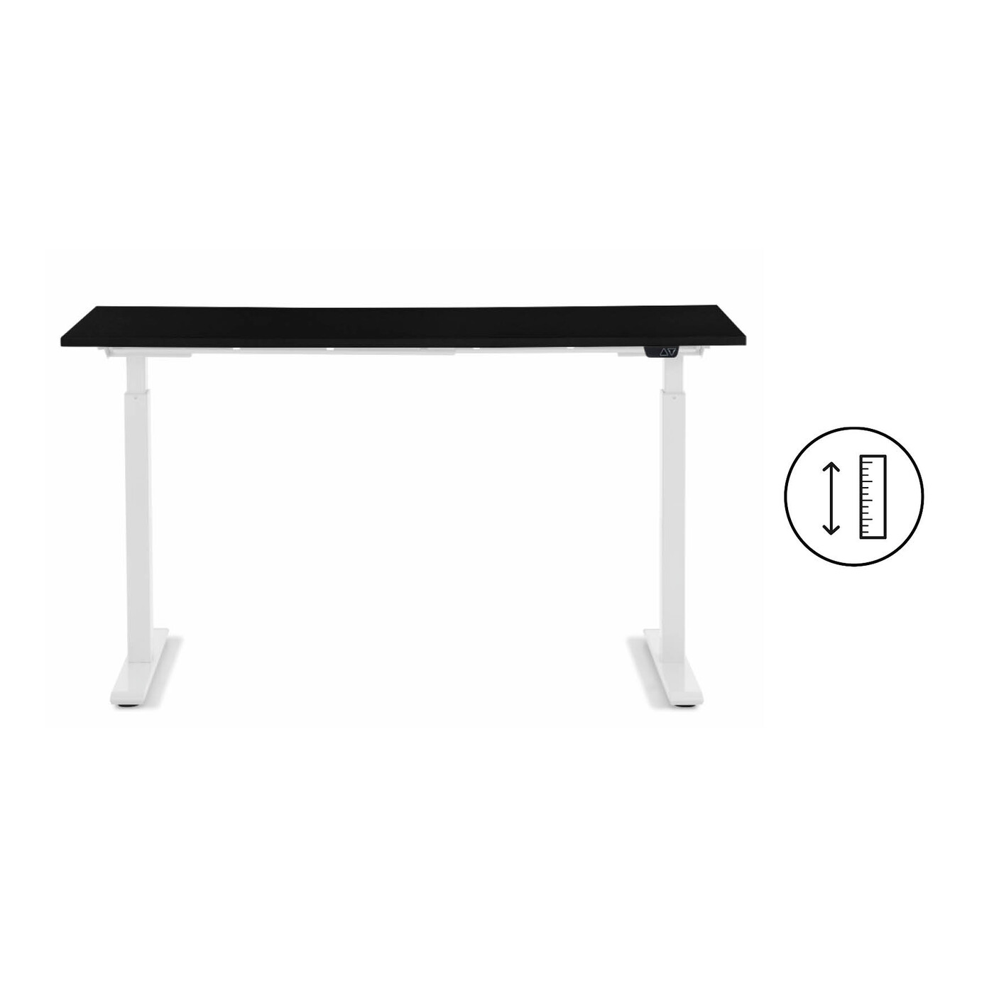 Desk Office Smart White Black 140x70