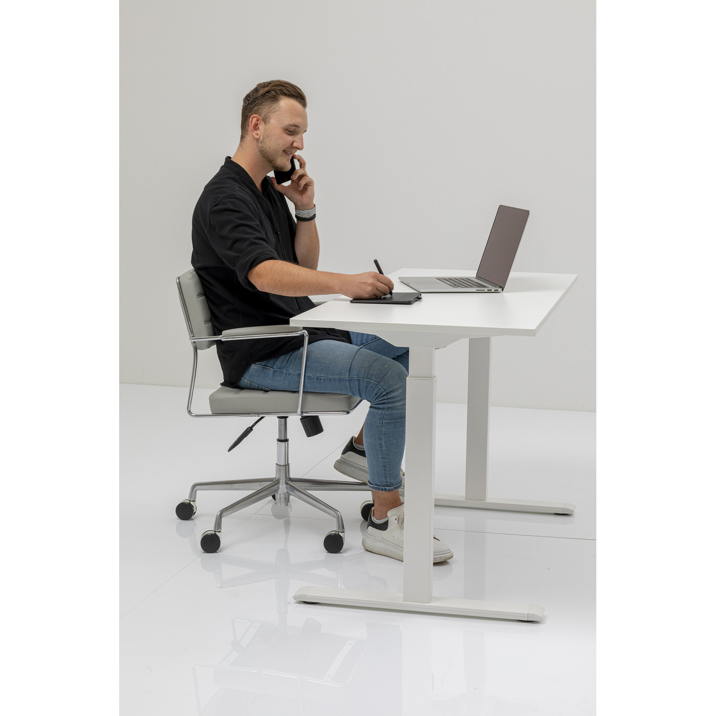 Desk Office Smart White White 140x70