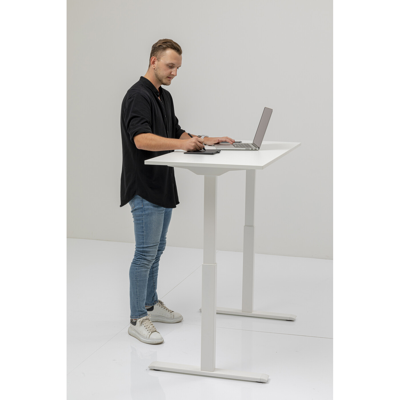 Desk Office White White 160x80
