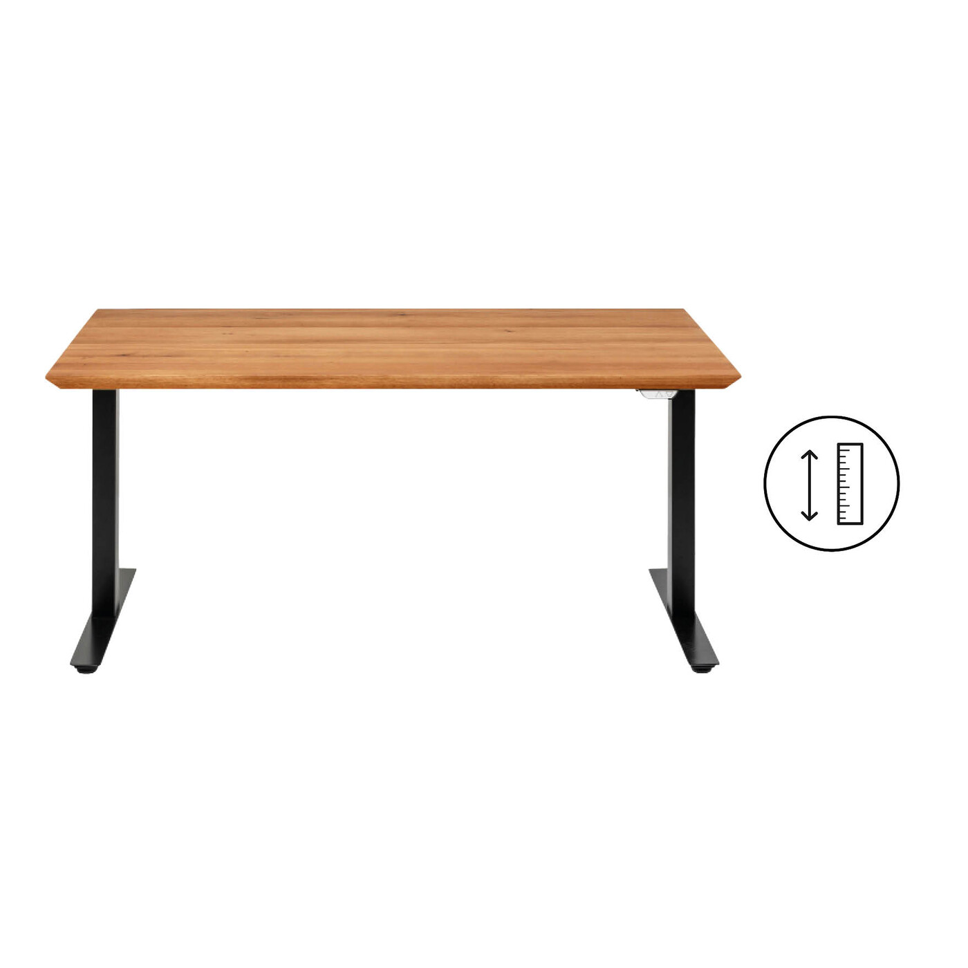 Desk Office Symphony Oak Black 160x80