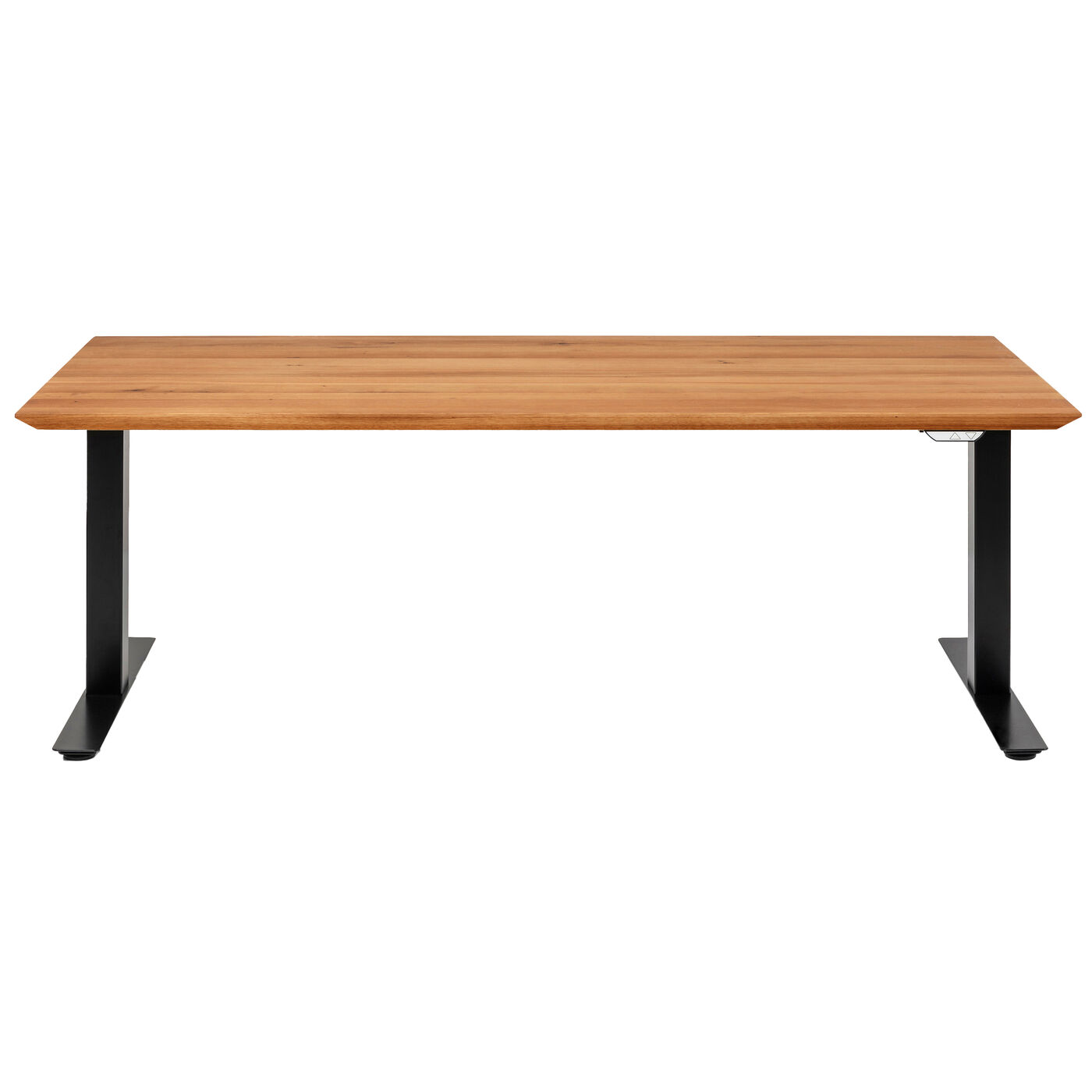 Desk Office Symphony Oak Black 200x100