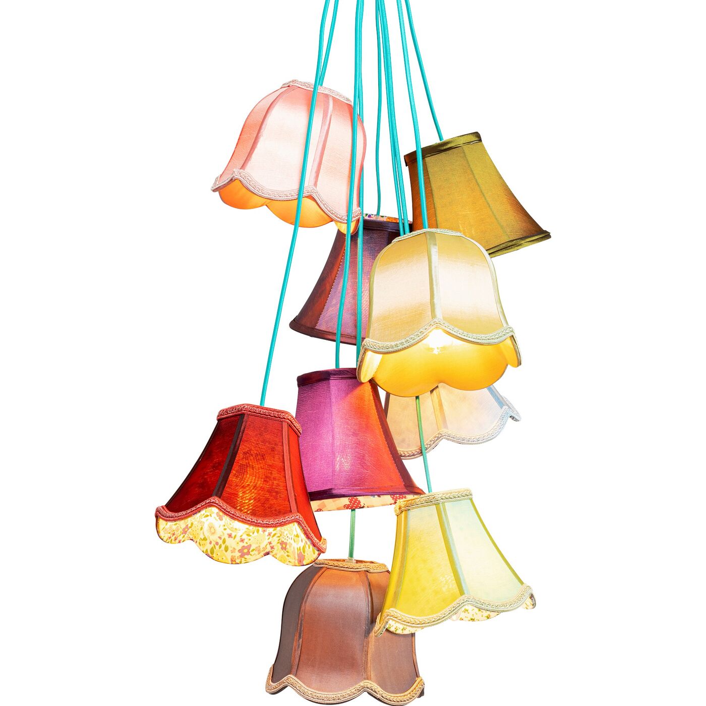 Подвесной светильник Saloon Flowers 9-lite