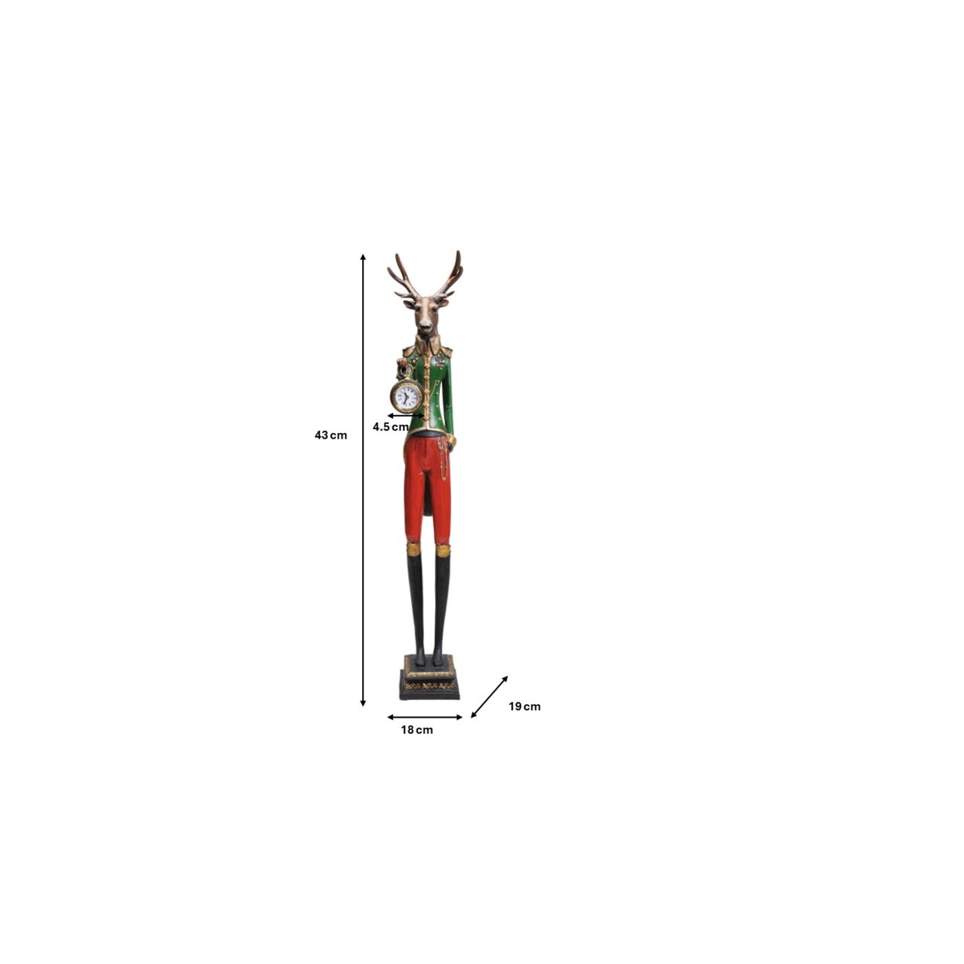 Часы настольные Gentleman Deer