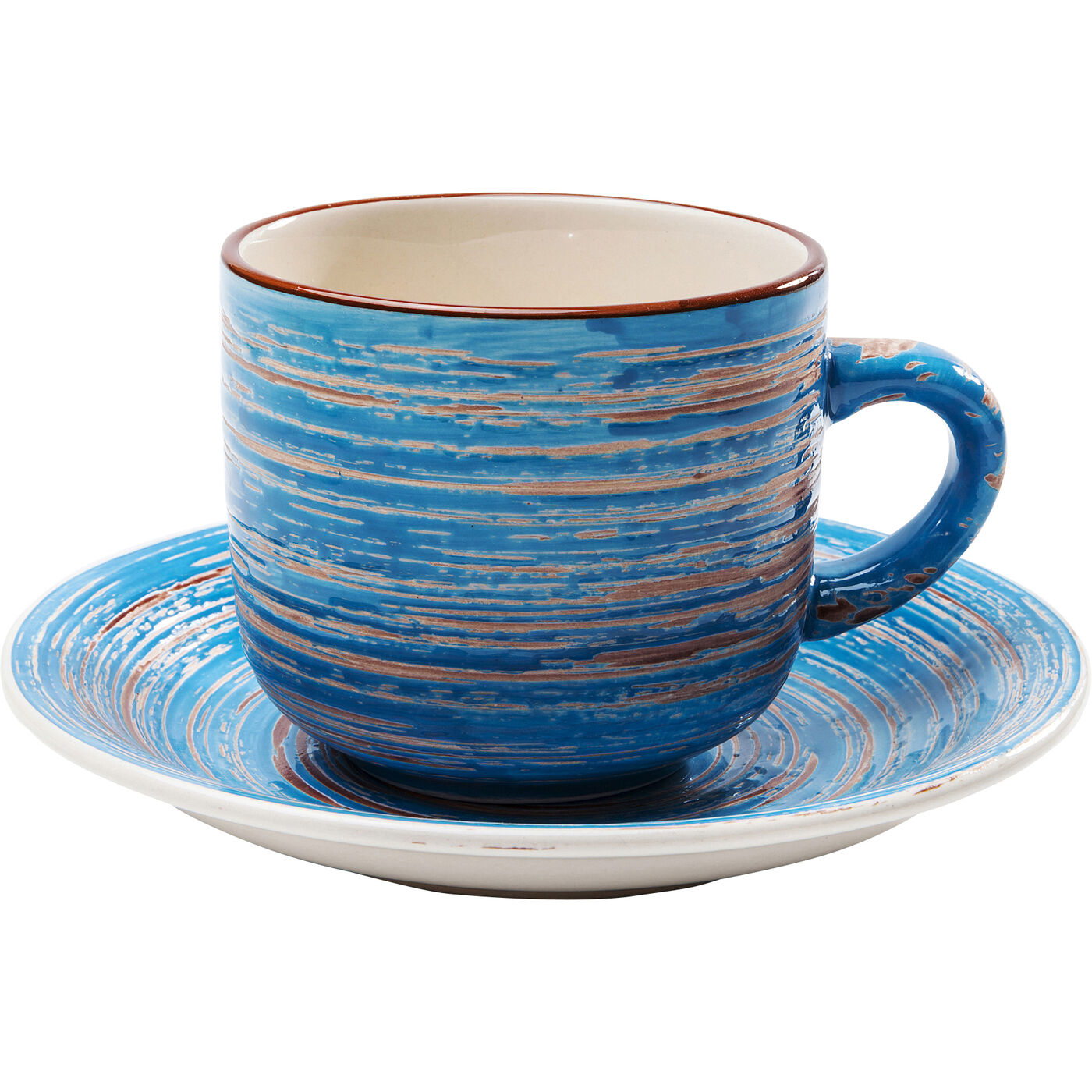 Чашка кофейная Swirl Blue (2 шт)
