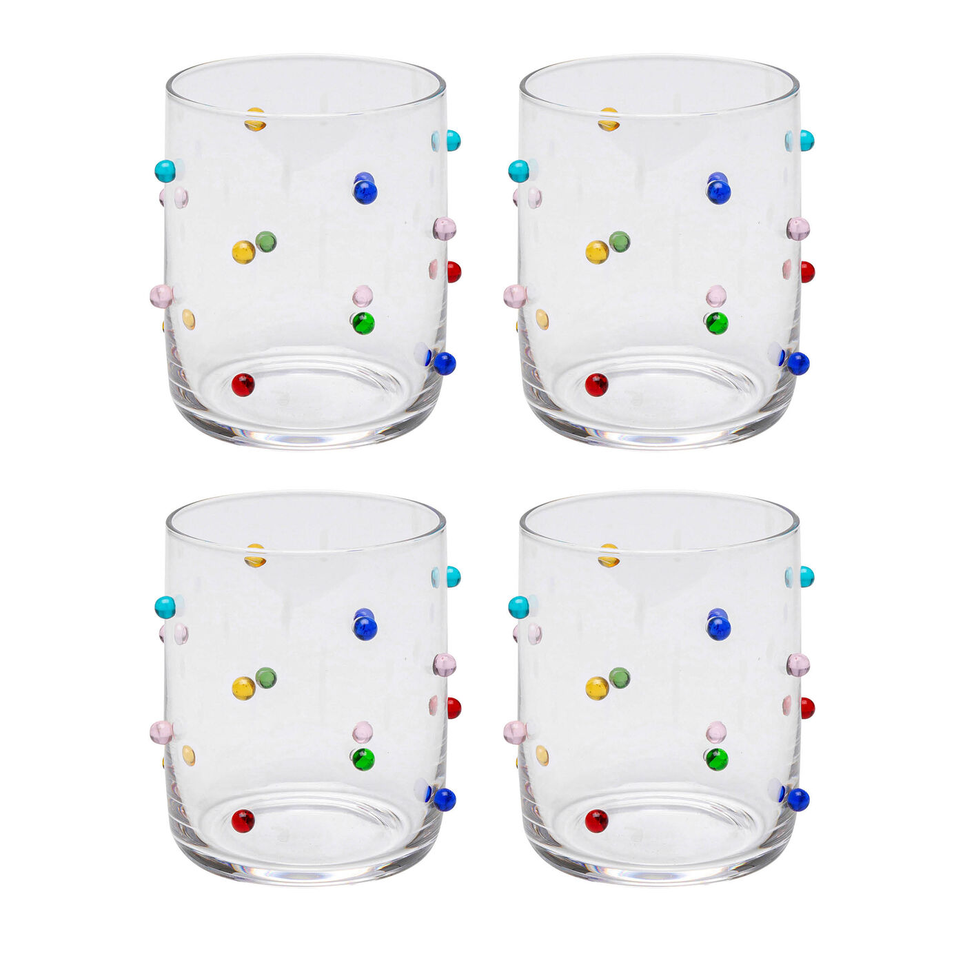 Стакан Party Dots 9cm (4/part)