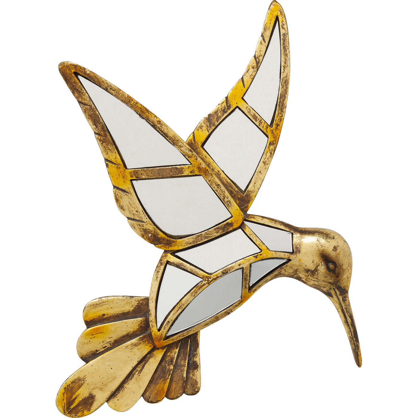 Объект настенный Hummingbird "Зеркальная колибри" 32 см