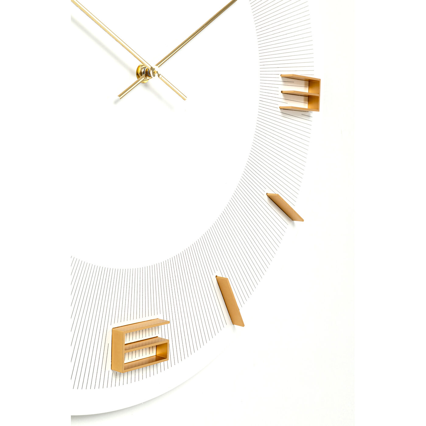 Часы настенные Leonardo White/Gold