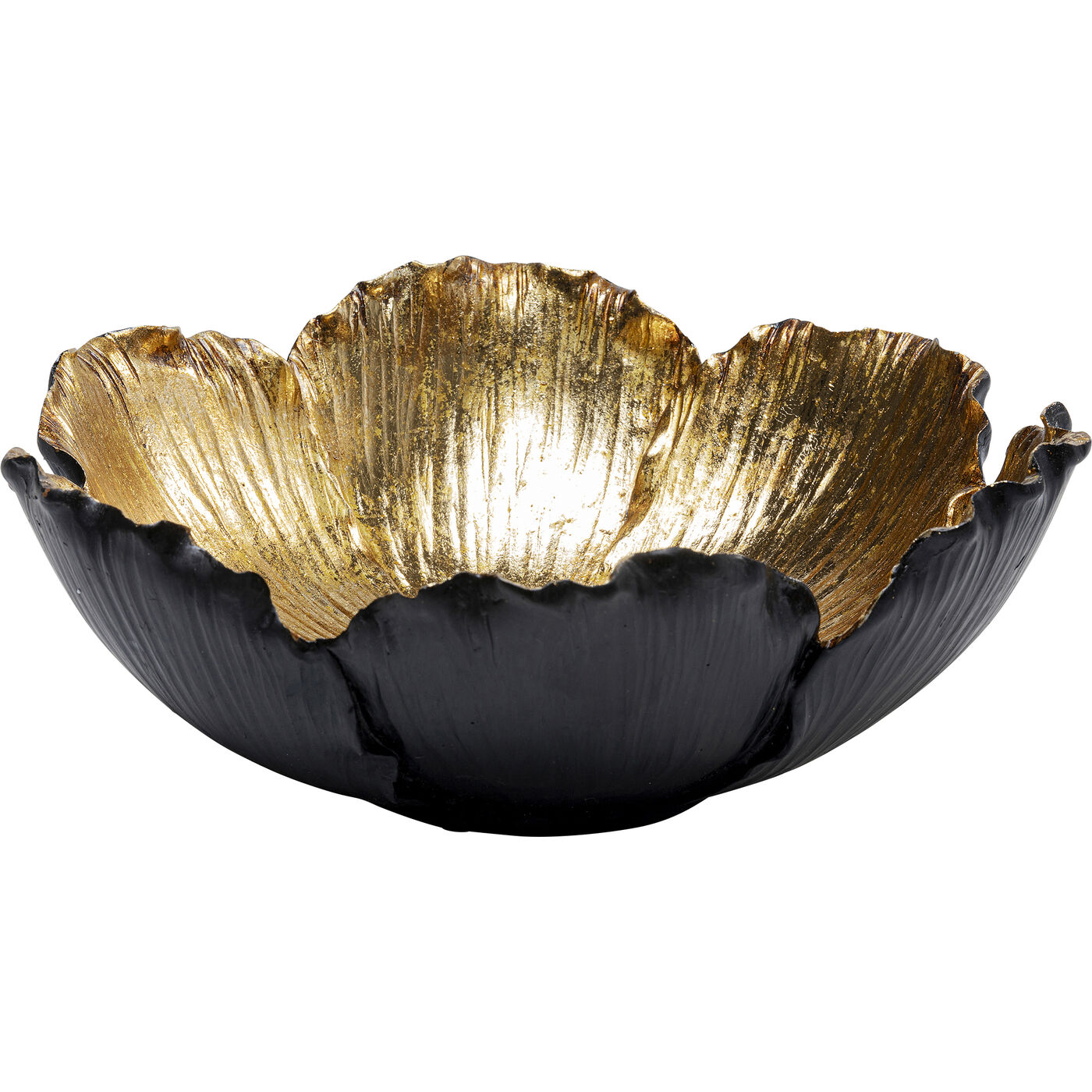 Фонарь Flower Bloom Black Gold Ø25 см